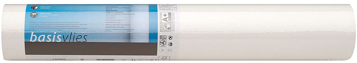 10-140200 Rolle verpackt 1 Rouleau de déroulé avec Blanc, intissé à peindre