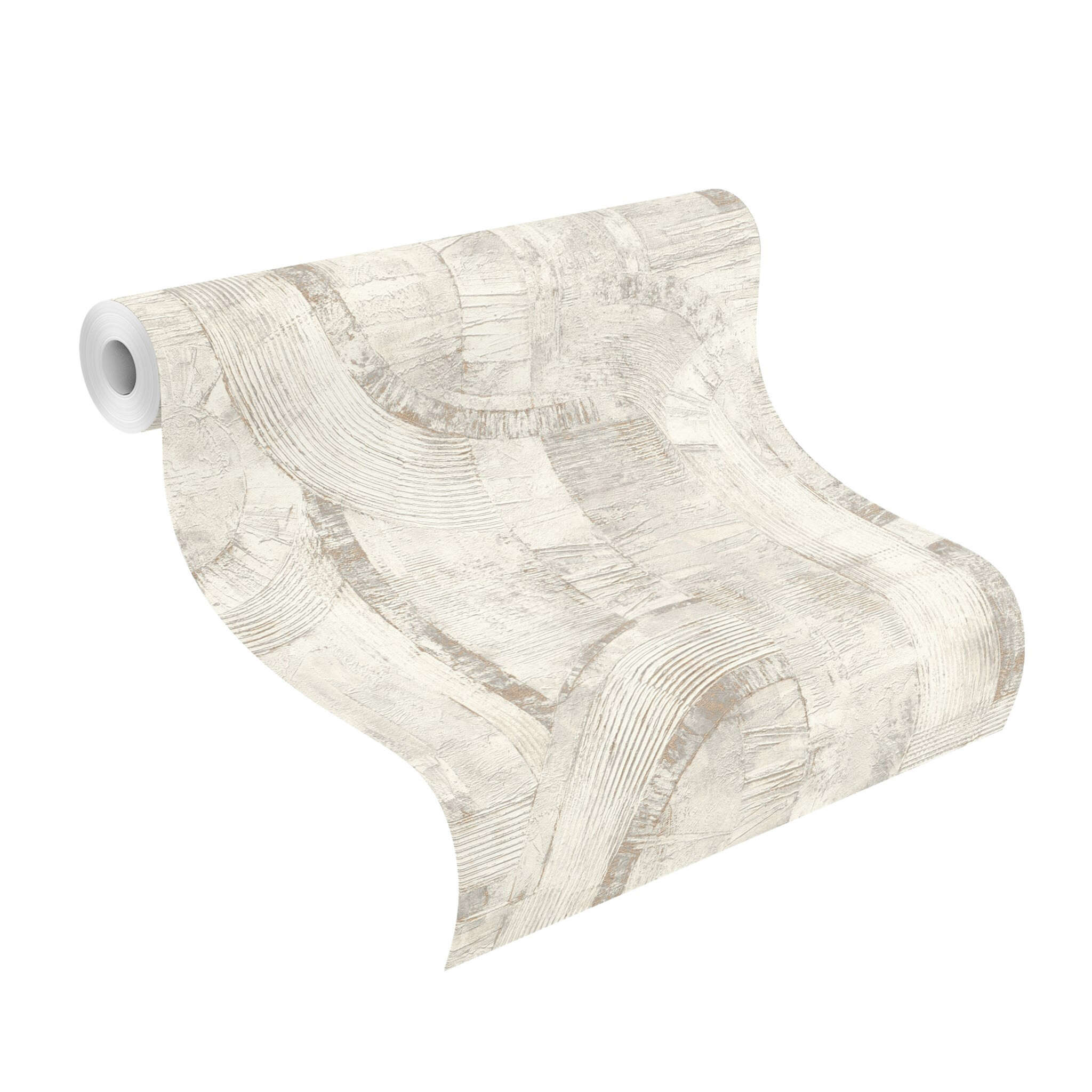 10-554748 Rolle abgerollt 1 Vliestapete in Weiß-Offwhite Selection 554748