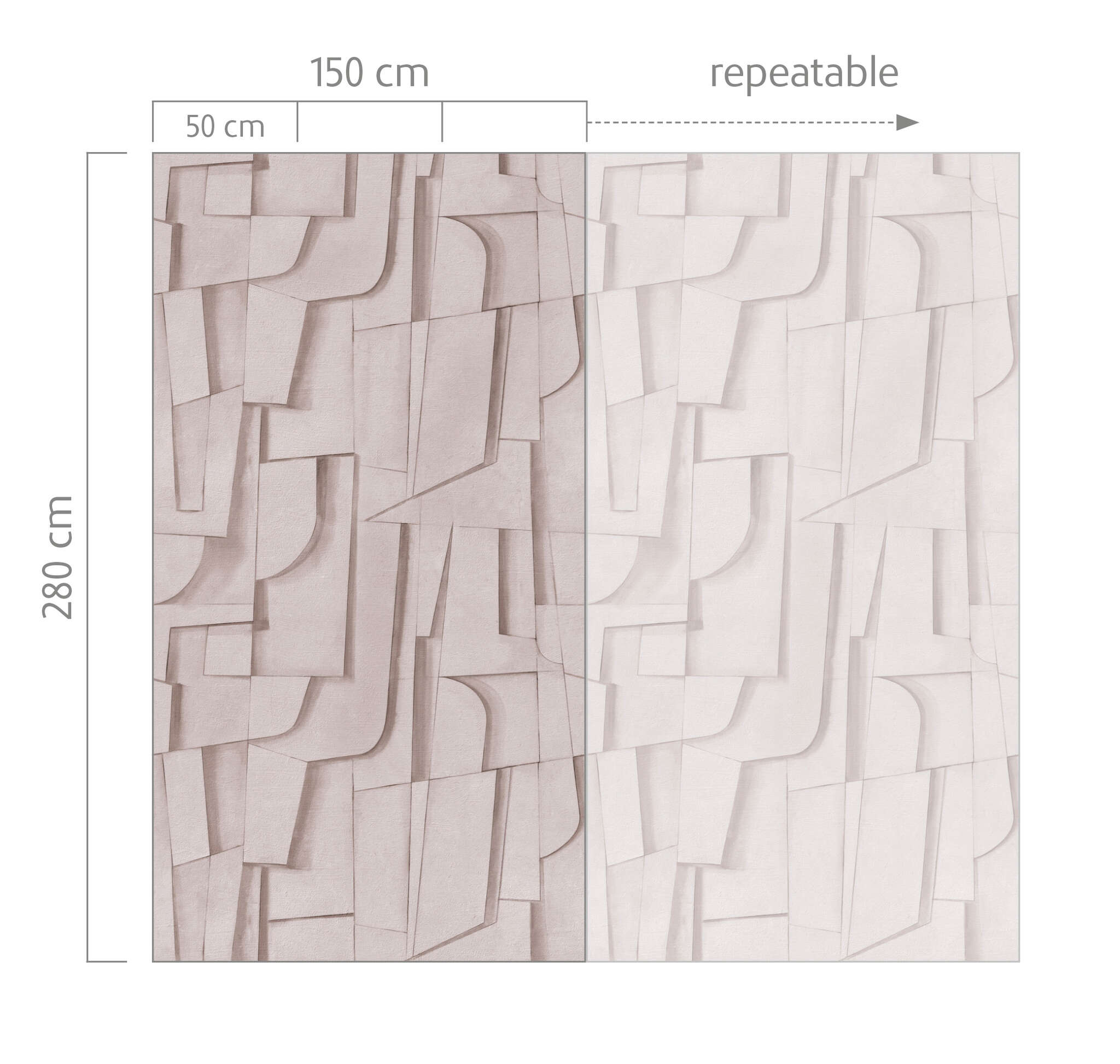 10-300358 Bildauschnitt 1 Wall mural Figura in Beige | Roomblush - RB471