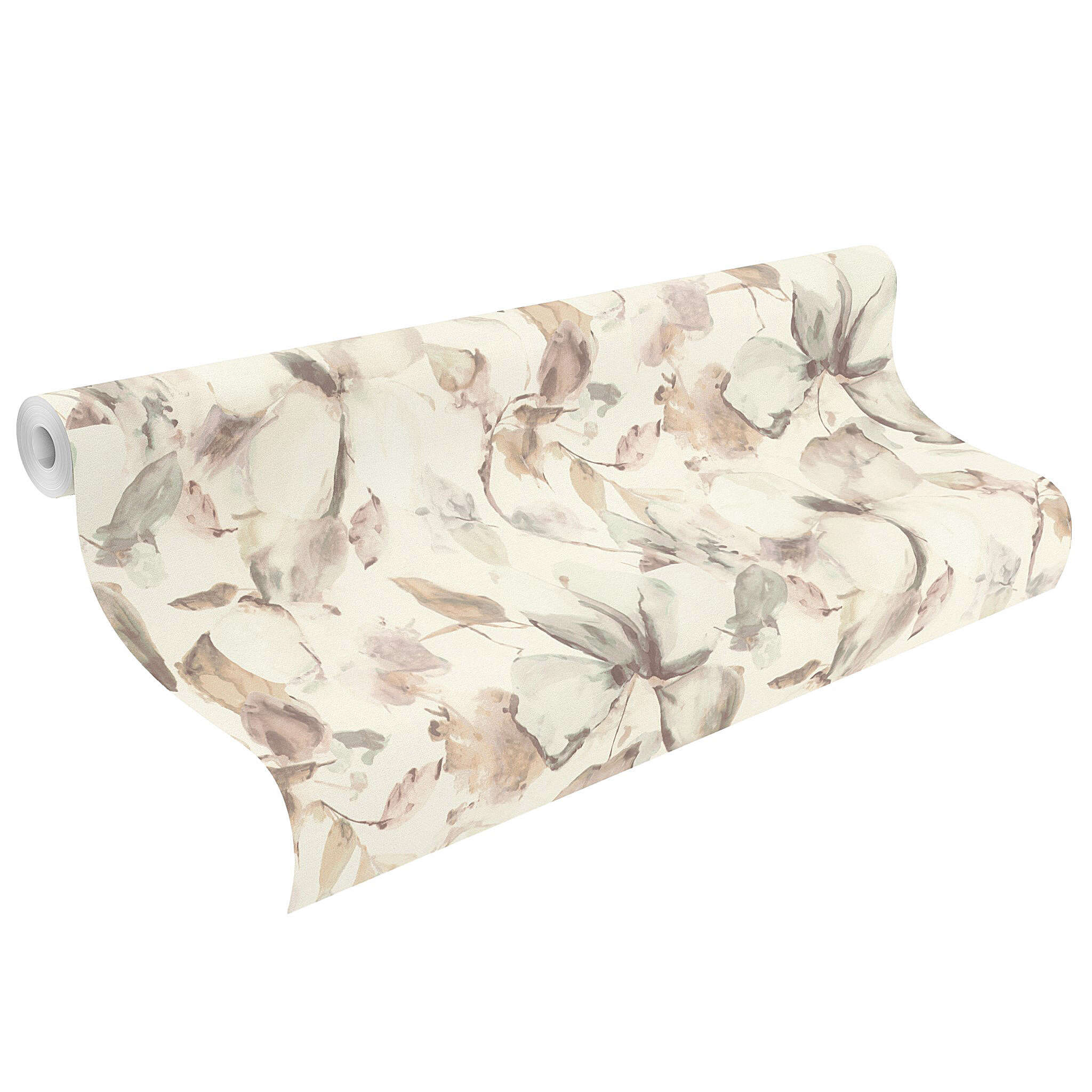 10-820133 Rolle abgerollt 1 Magnolie Vliestapete in Beige Florentine XL2 820133