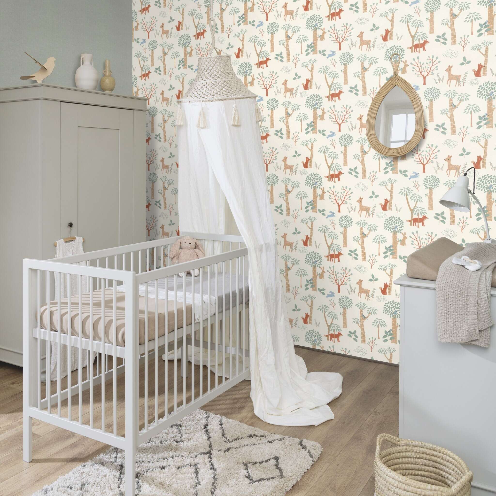 10-302813 Raumsituationen 3 Vliestapete in Beige Kids World II 302813