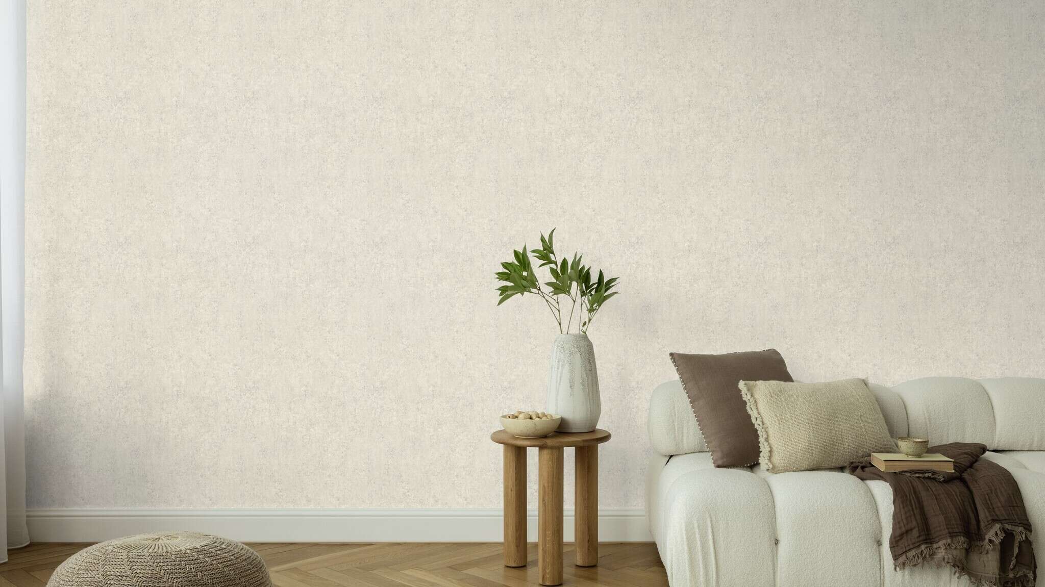 10-498424 Raumsituationen 2 Concrete-effect wallpaper in beige-grey Factory VI 498424