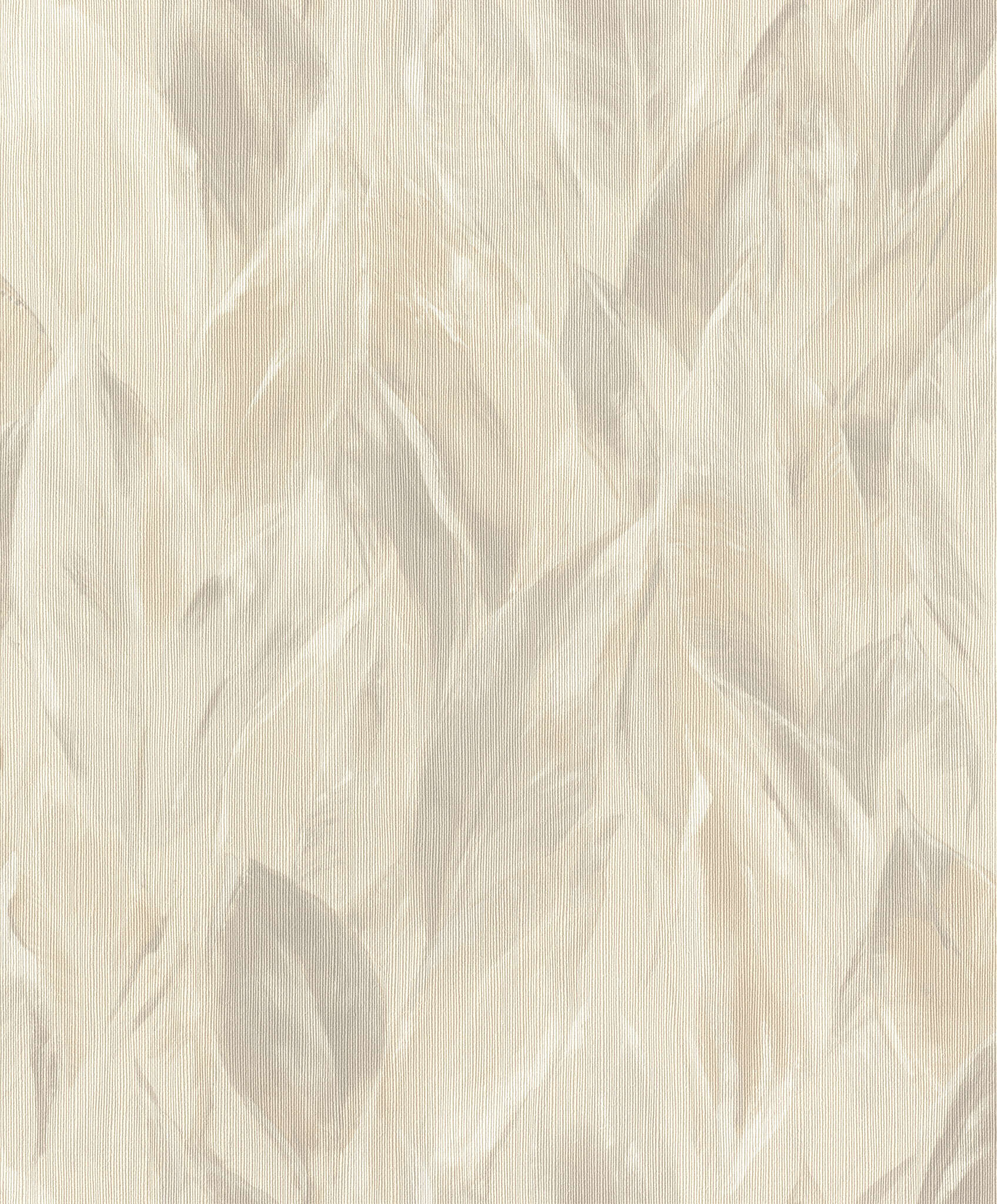 10-537338 Artikelscan 1 Large leaves in various shades of beige and grey are evenly distributed across the wall