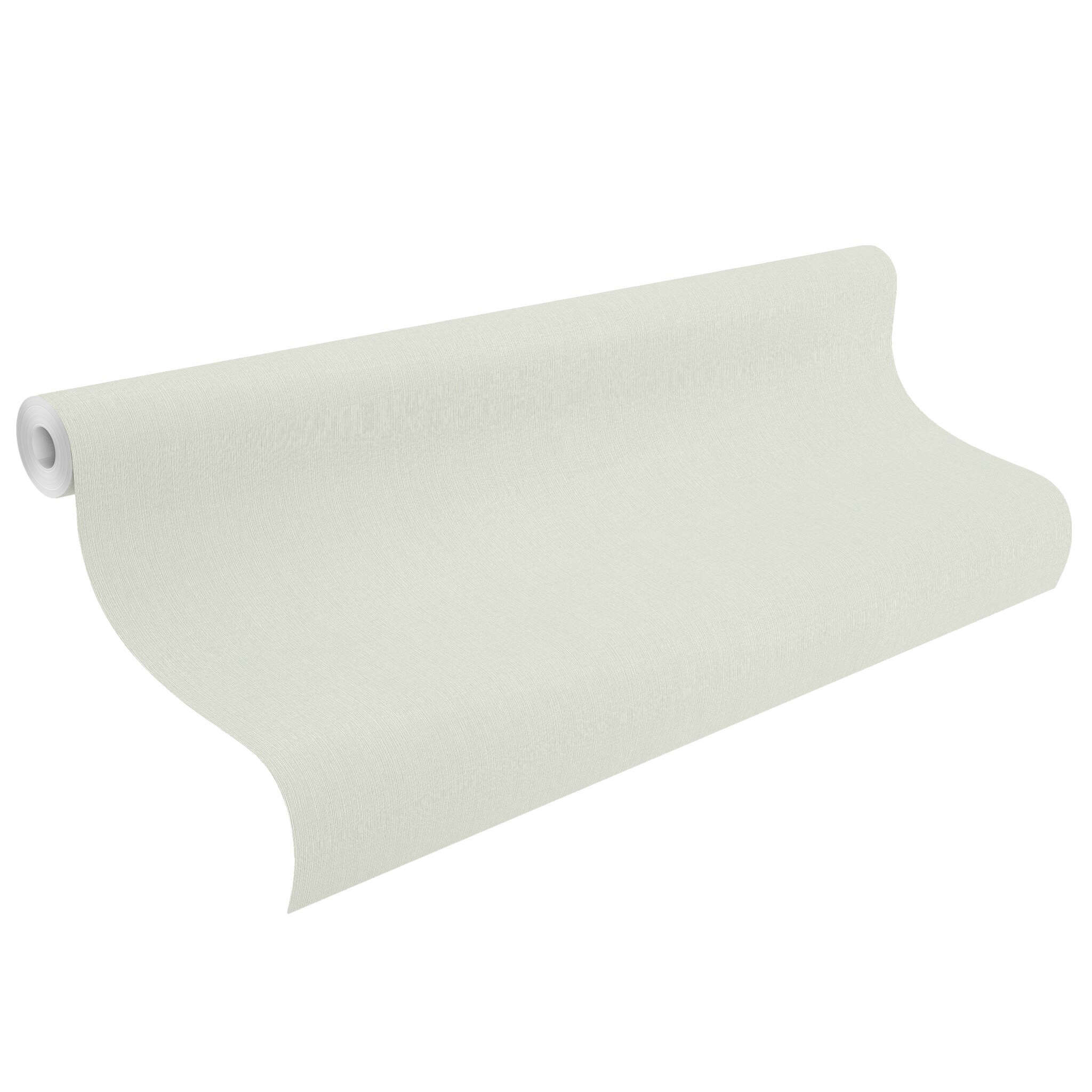 10-981476 Rolle abgerollt 1 Leinenoptik Vliestapete in Grün-braun Unitex 981476