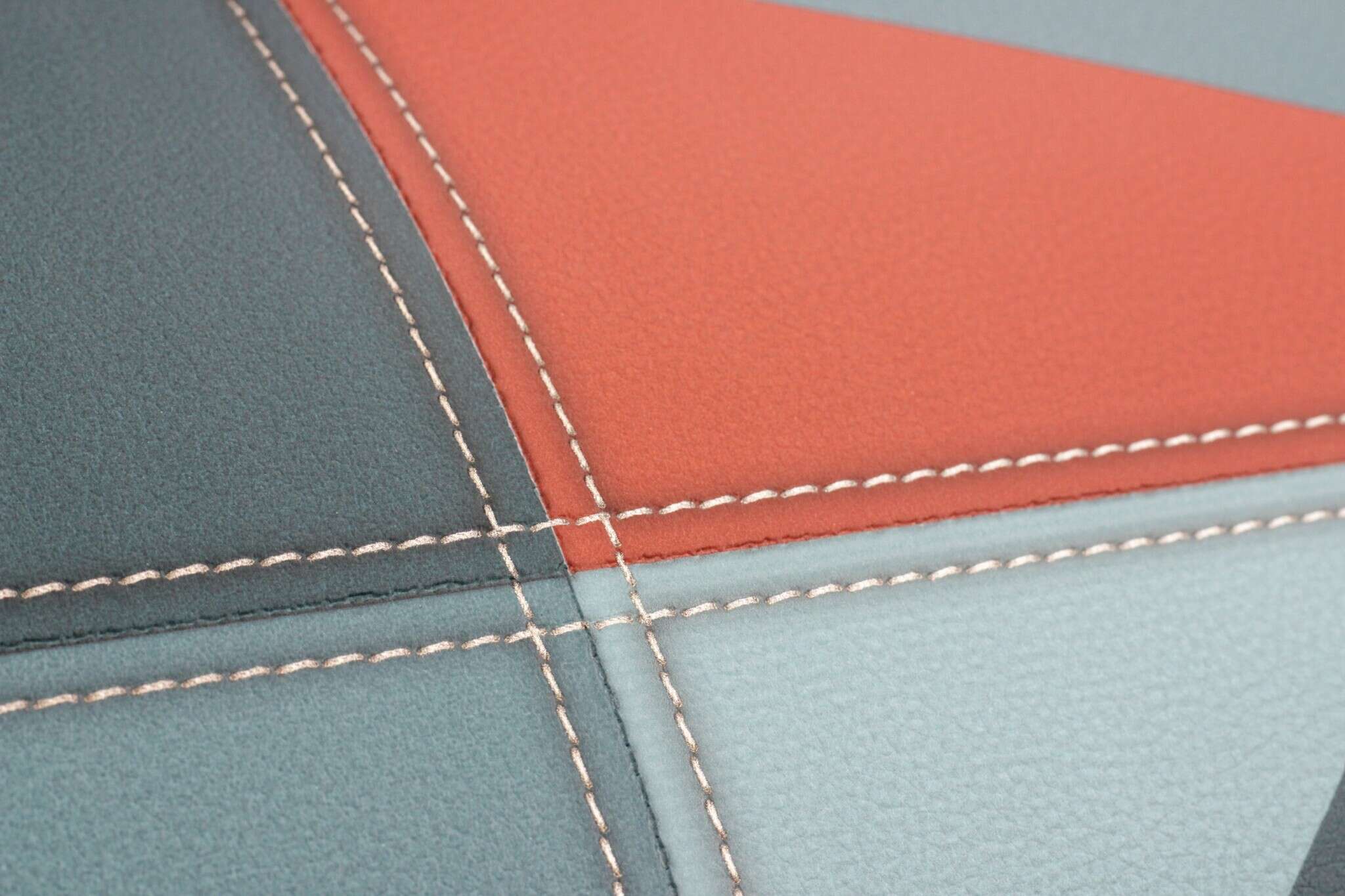 10-419269 Detailaufnahmen 5 Leather-look non-woven wallpaper in blue-dark petrol Selection 419269