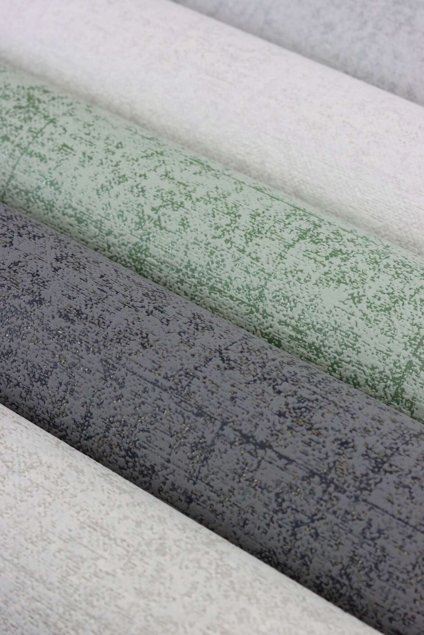 10-507843 Detailaufnahmen 8 Detailbild von Uni-Tapete in Textiloptik mit eingewebten Strukturen