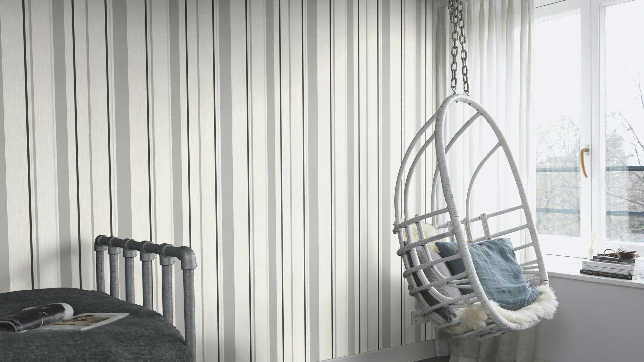 10-536256 Raumsituationen 5 Non-woven wallpaper in white-cream white Das Beste (2025) 536256
