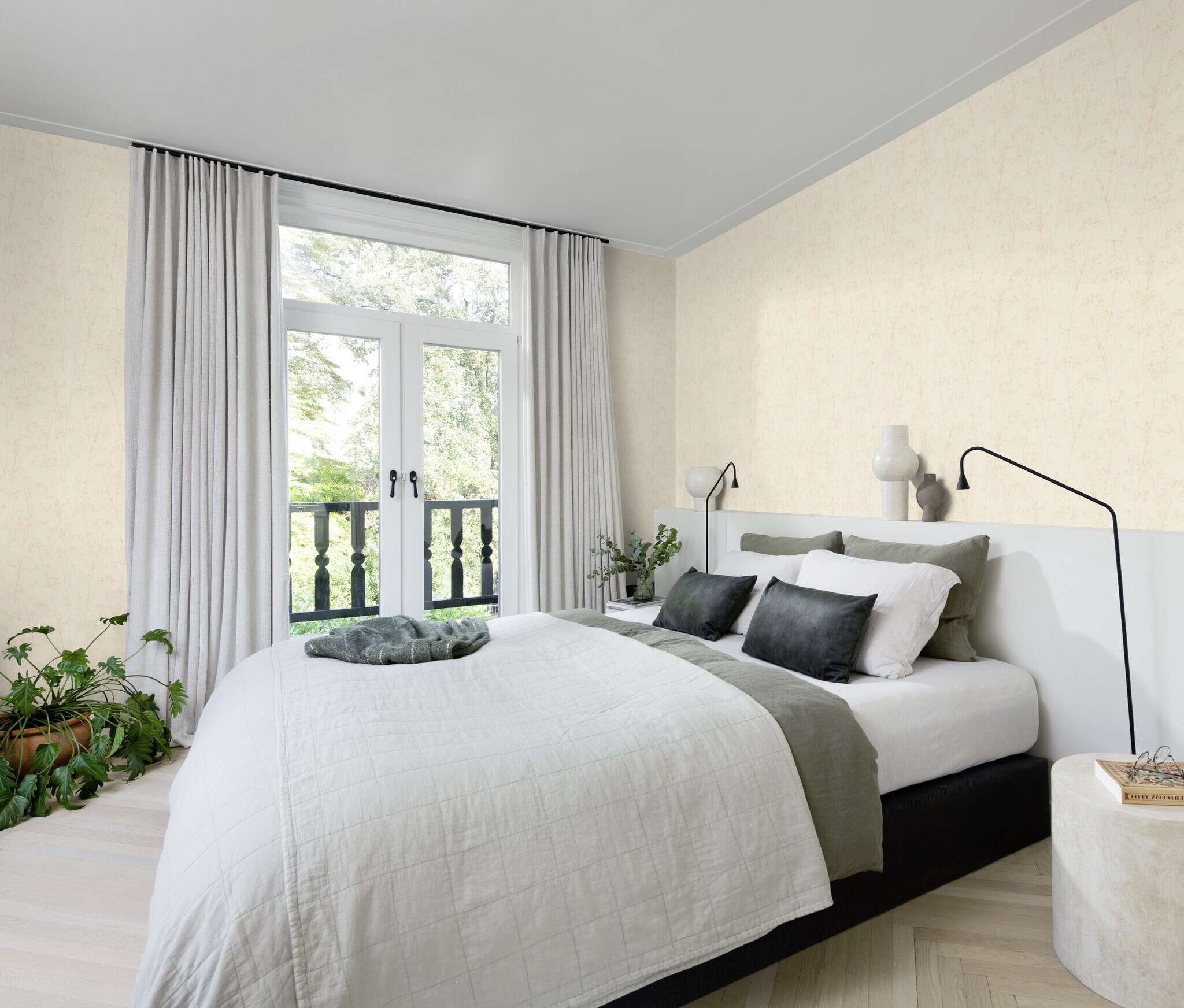 10-582130 Raumsituationen 5 Non-woven wallpaper in beige Selection vinyl/non-woven 582130
