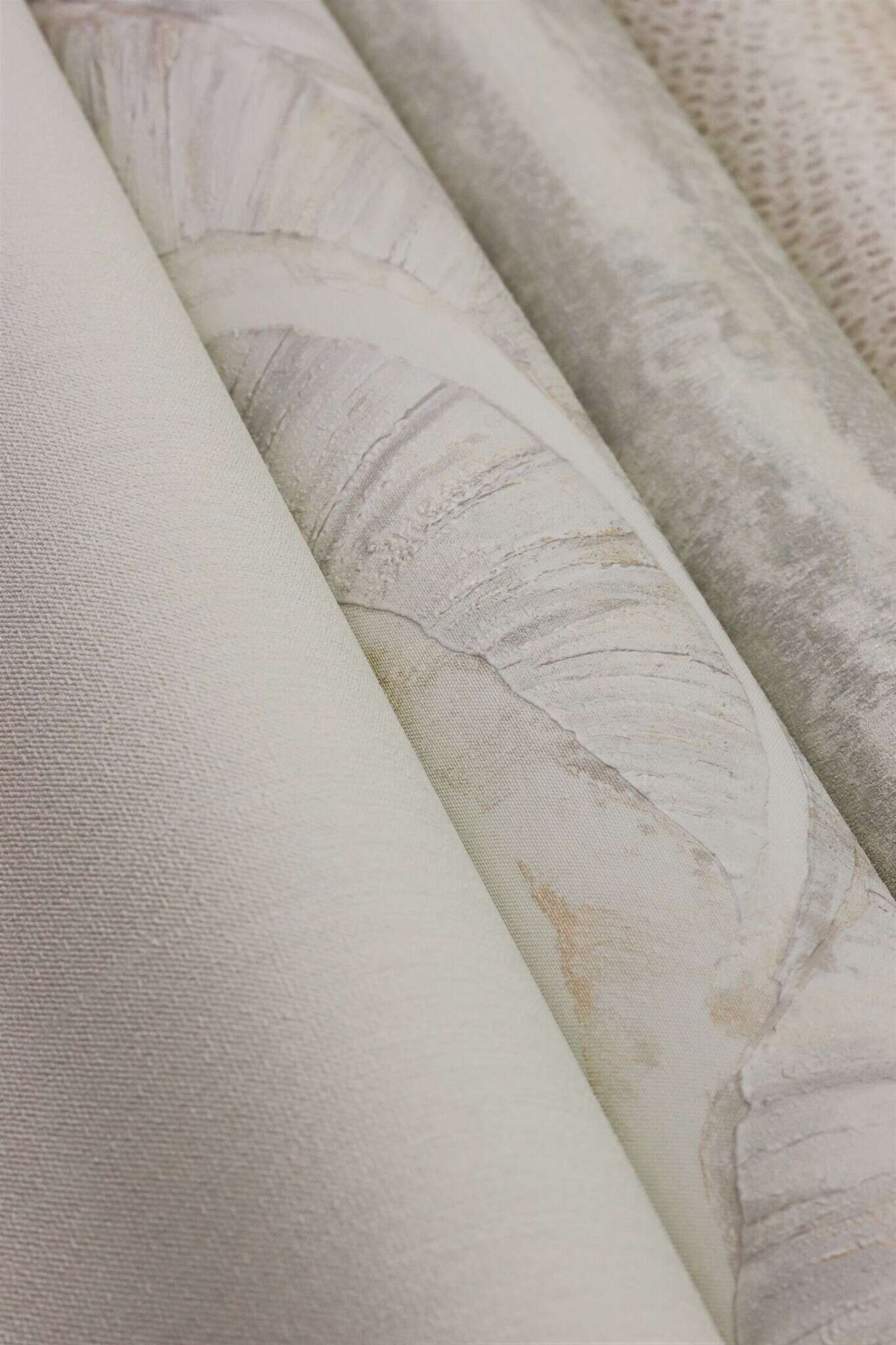 10-979350 Detailaufnahmen 2 Plain non-woven wallpaper in white-cream white Wall Textures XL Vol. 3 979350