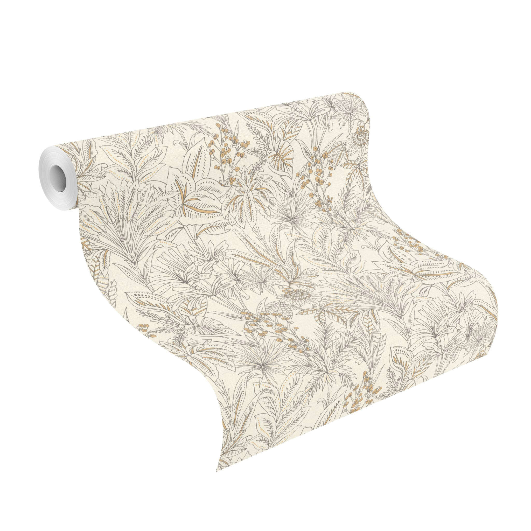 10-582819 Rolle abgerollt 1 Non-woven wallpaper in black Selection vinyl/non-woven 582819