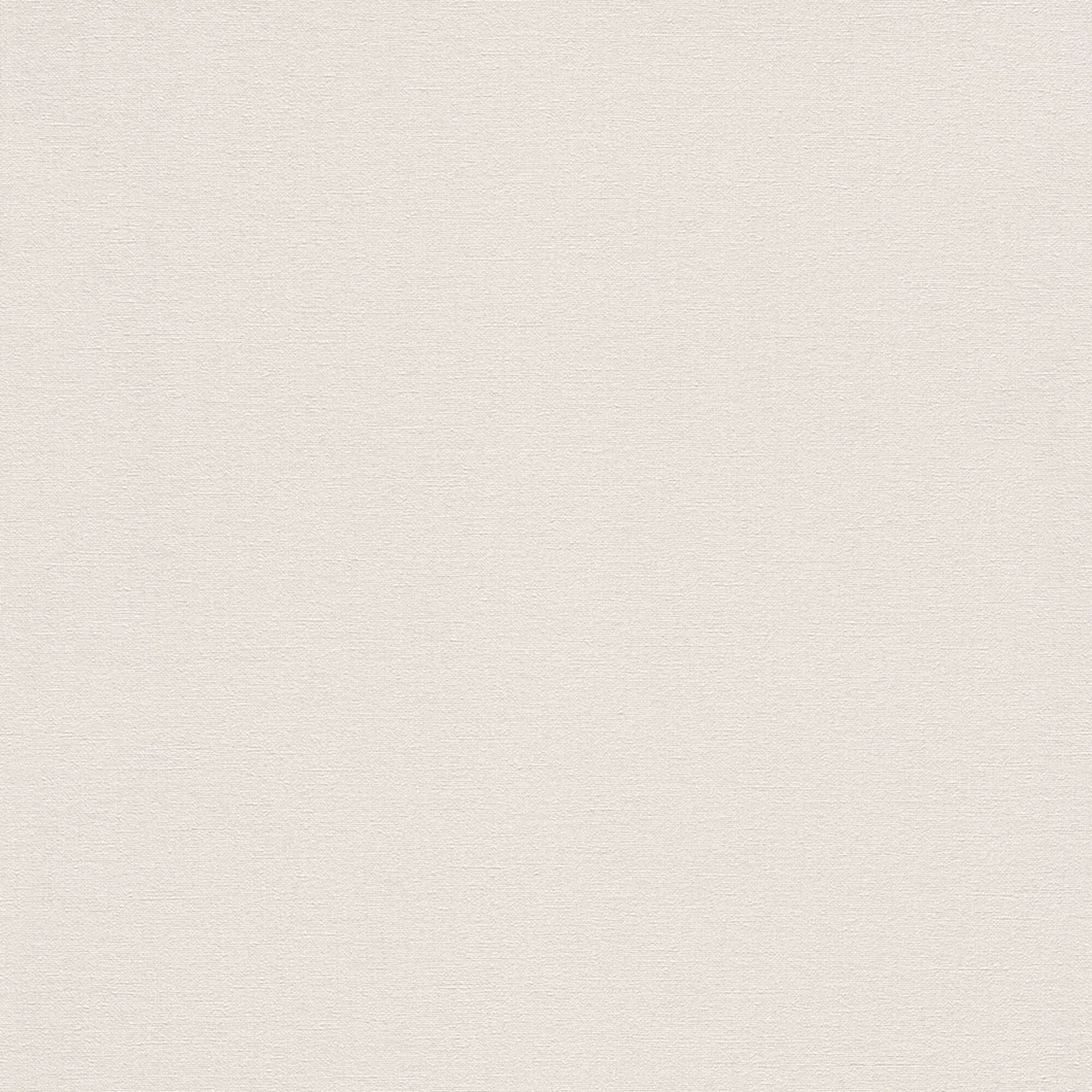 10-448641 Artikelscan 1 Plain wallpaper in delicate cream with a textile linen-like surface, ideal for cosy room designs.