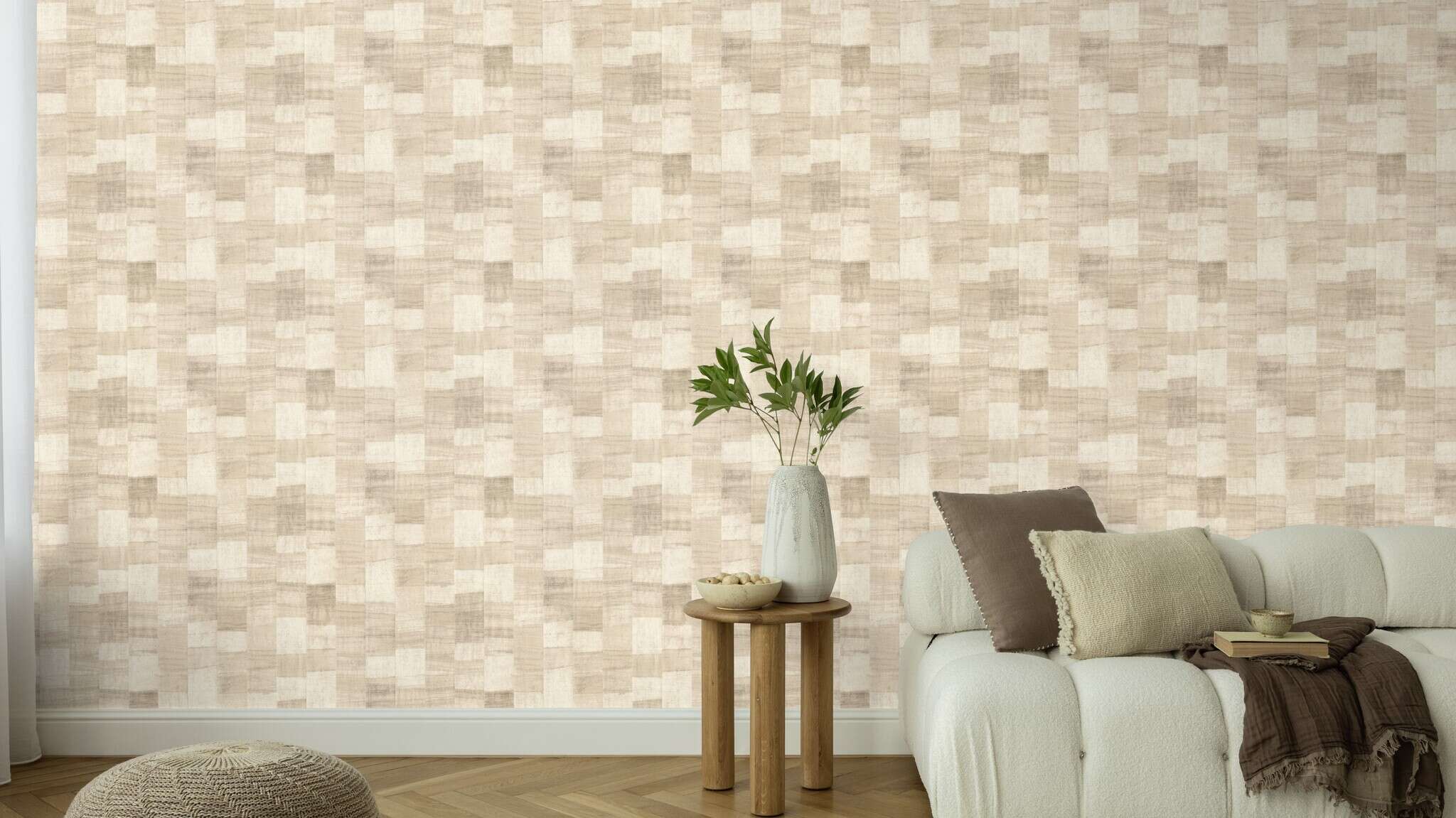 10-570953 Raumsituationen 3 Papier peint intissé beige Back To Nature 570953