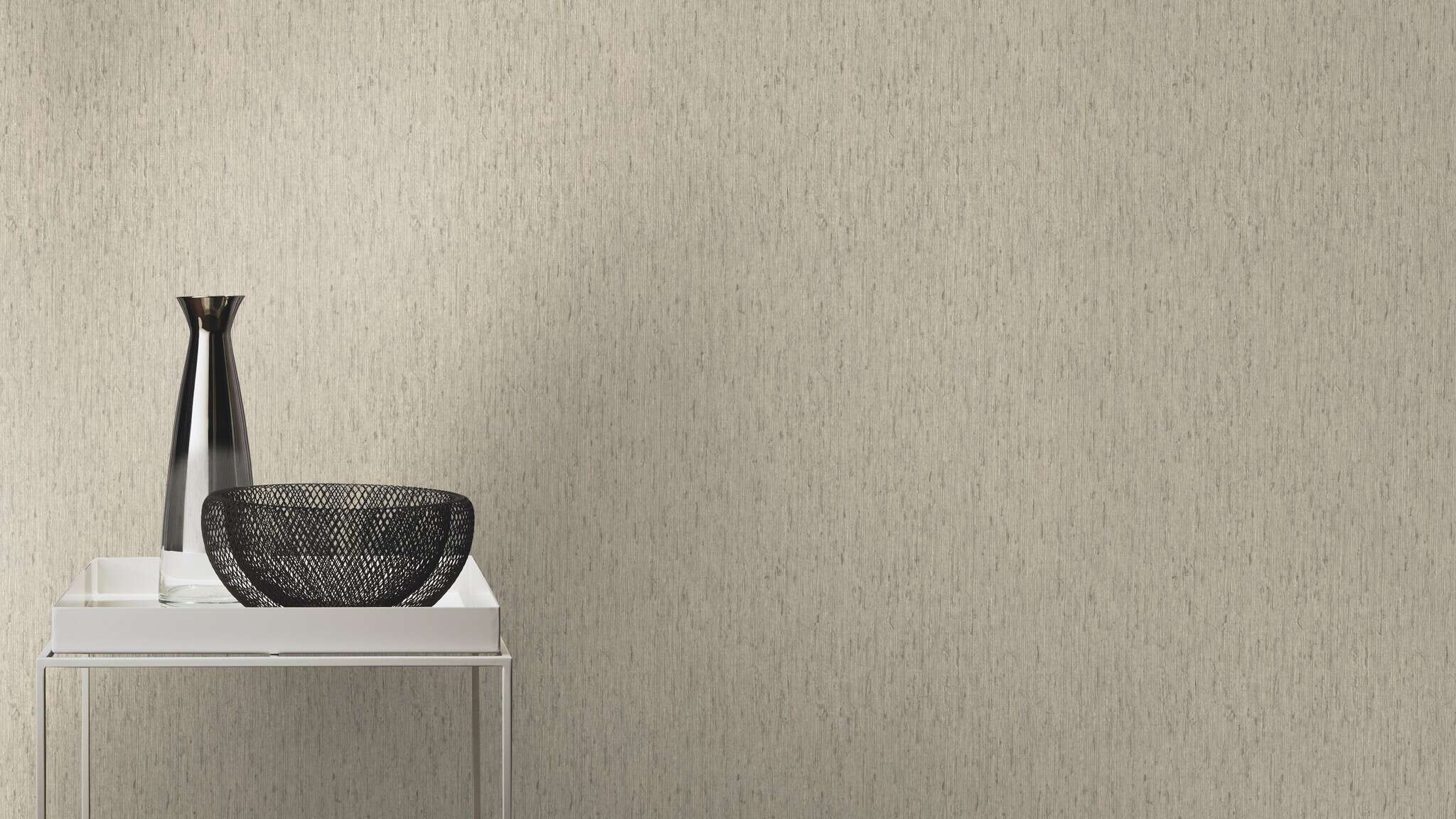 10-571035 Raumsituationen 3 Non-woven wallpaper in gray Back To Nature 571035