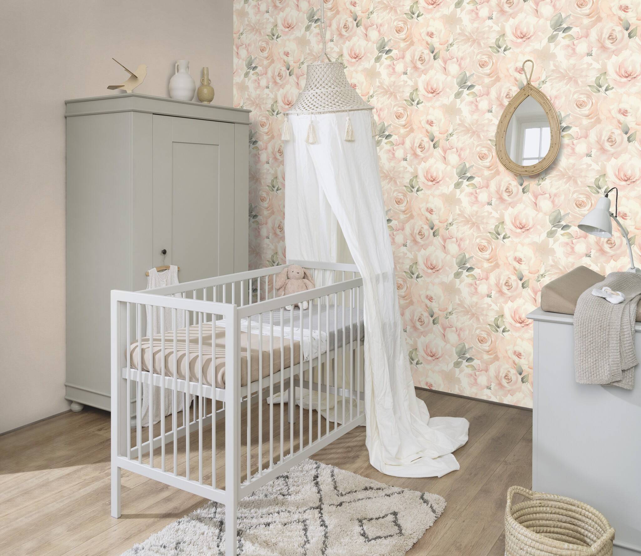 10-582314 Raumsituationen 4 Non-woven wallpaper in pink Selection vinyl/non-woven 582314