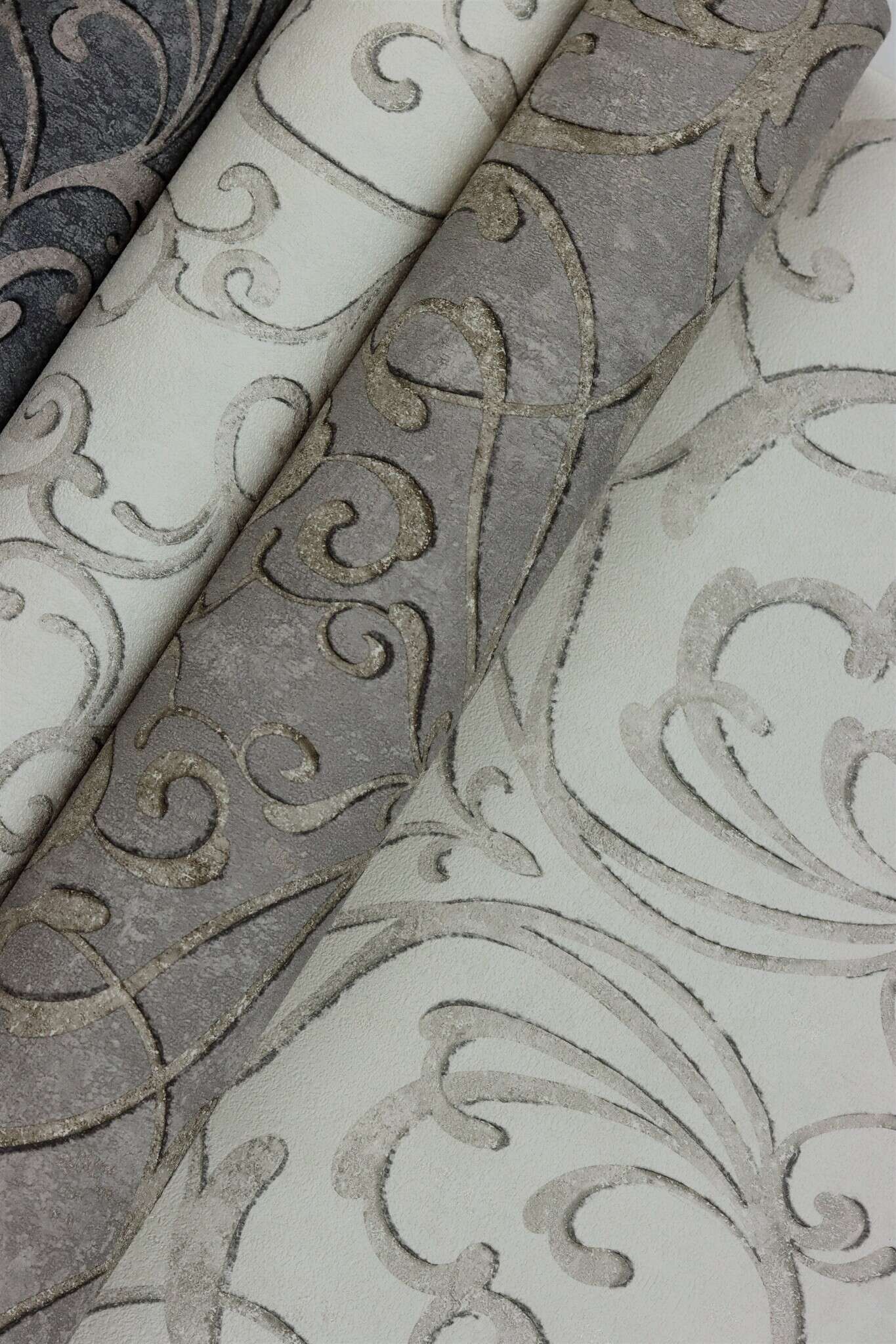 10-651614 Detailaufnahmen 8 Non-woven wallpaper in beige-taupe light Selection 651614