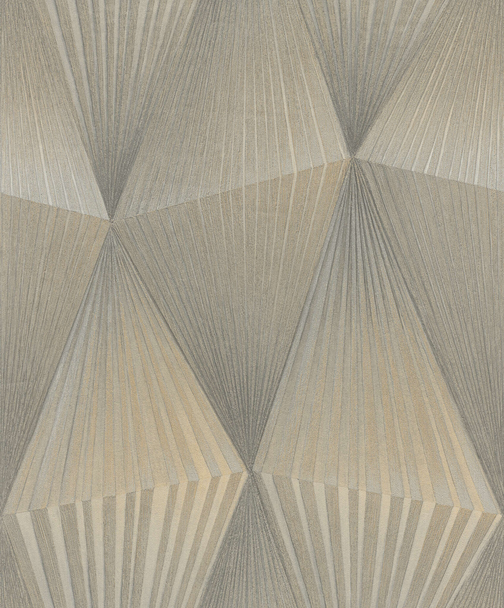 Selbstklebende Tapete Cairo 370706 - Geometrisches 3D-Motiv in Grau Selbstklebende Tapete Cairo 370706 - Geometrisches 3D-Motiv in Grau und Gold