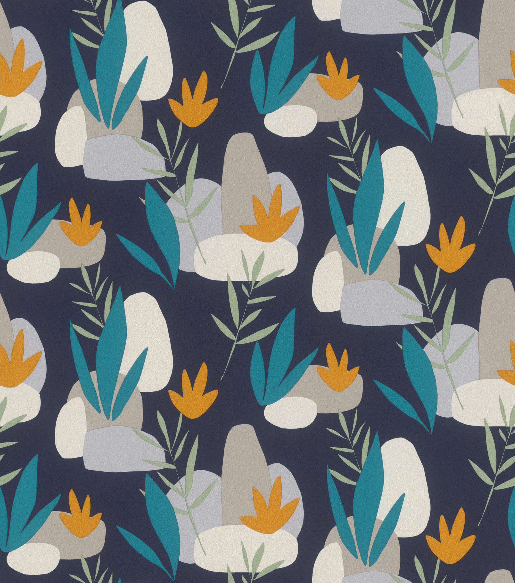 10-463453 Artikelscan 1 Non-woven wallpaper in blue-night blue Selection vinyl/non-woven 463453
