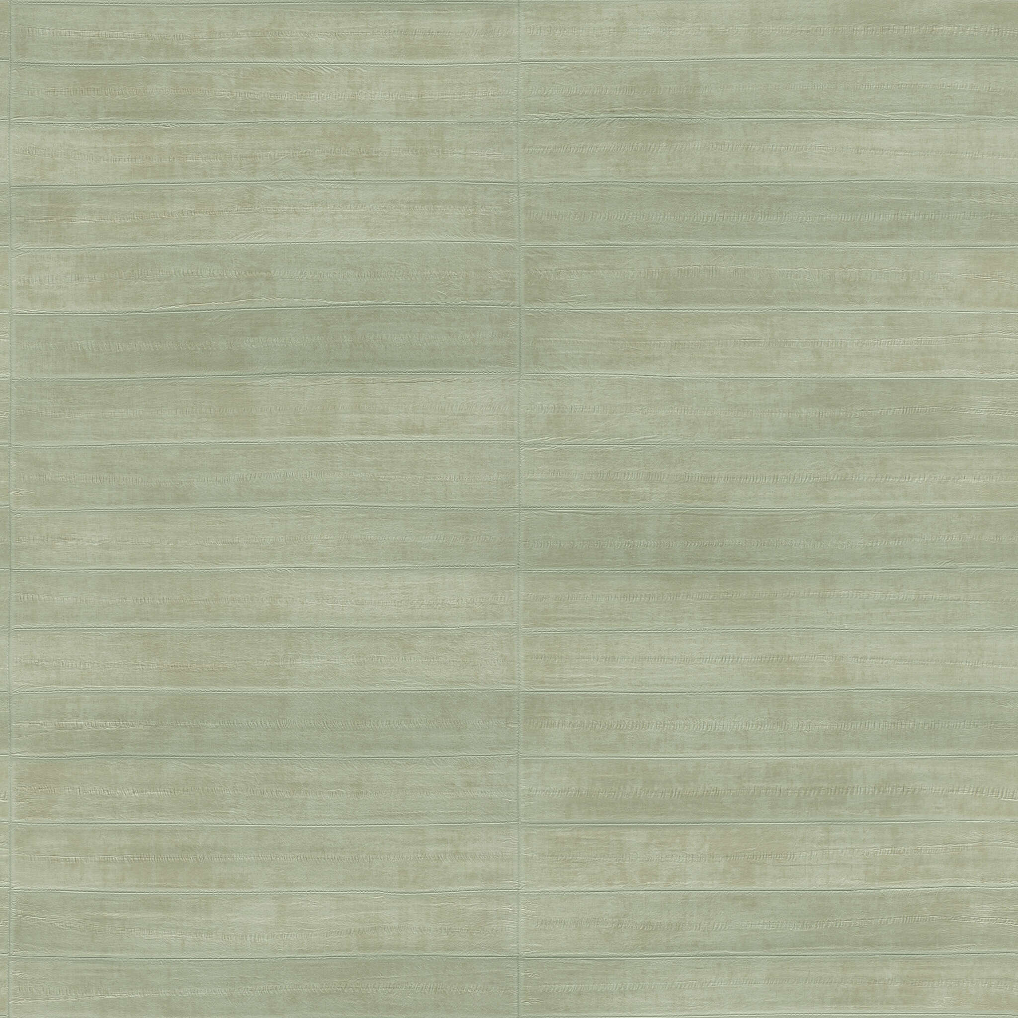 10-418484 Artikelscan 1 Leather-look non-woven wallpaper in light green 418484