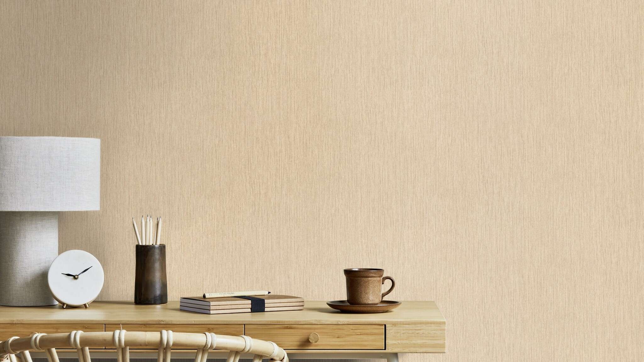 10-941746 Raumsituationen 1 Papier peint intissé beige-turquoise Golden Hour 941746