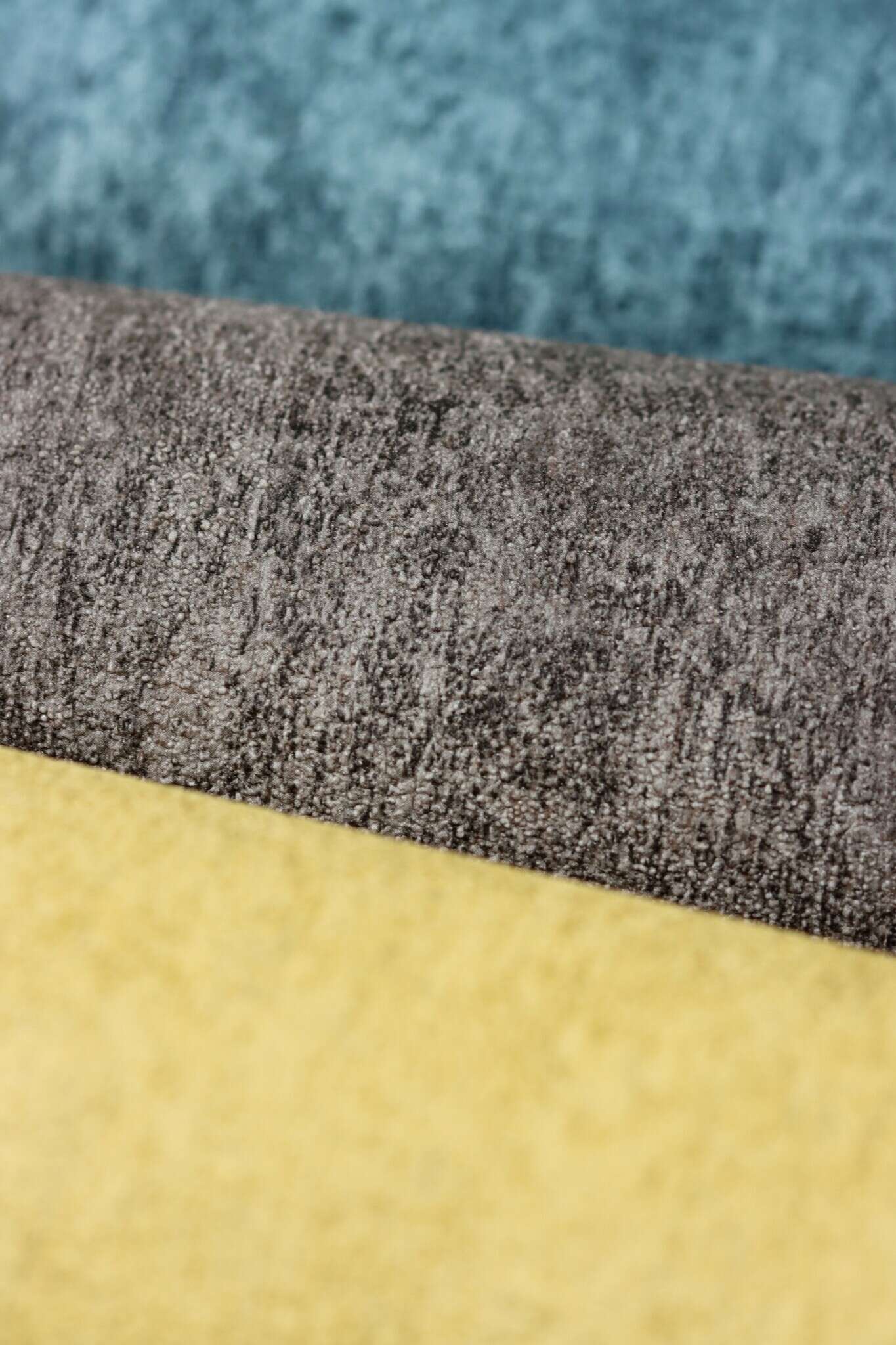 10-617153 Detailaufnahmen 15 Non-woven wallpaper with plaster look in petrol 617153