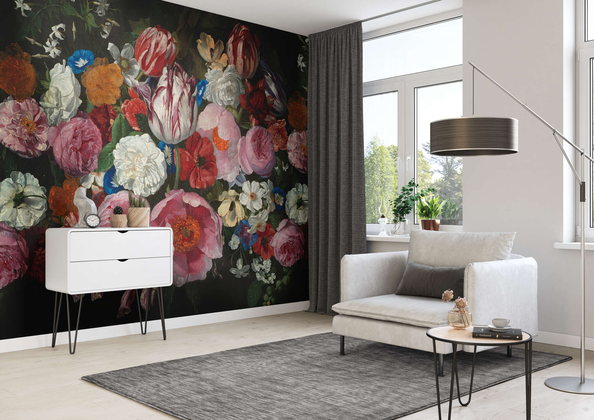 10-360950 Raumbilder 1 Fototapete Blumen magicwalls 360950
