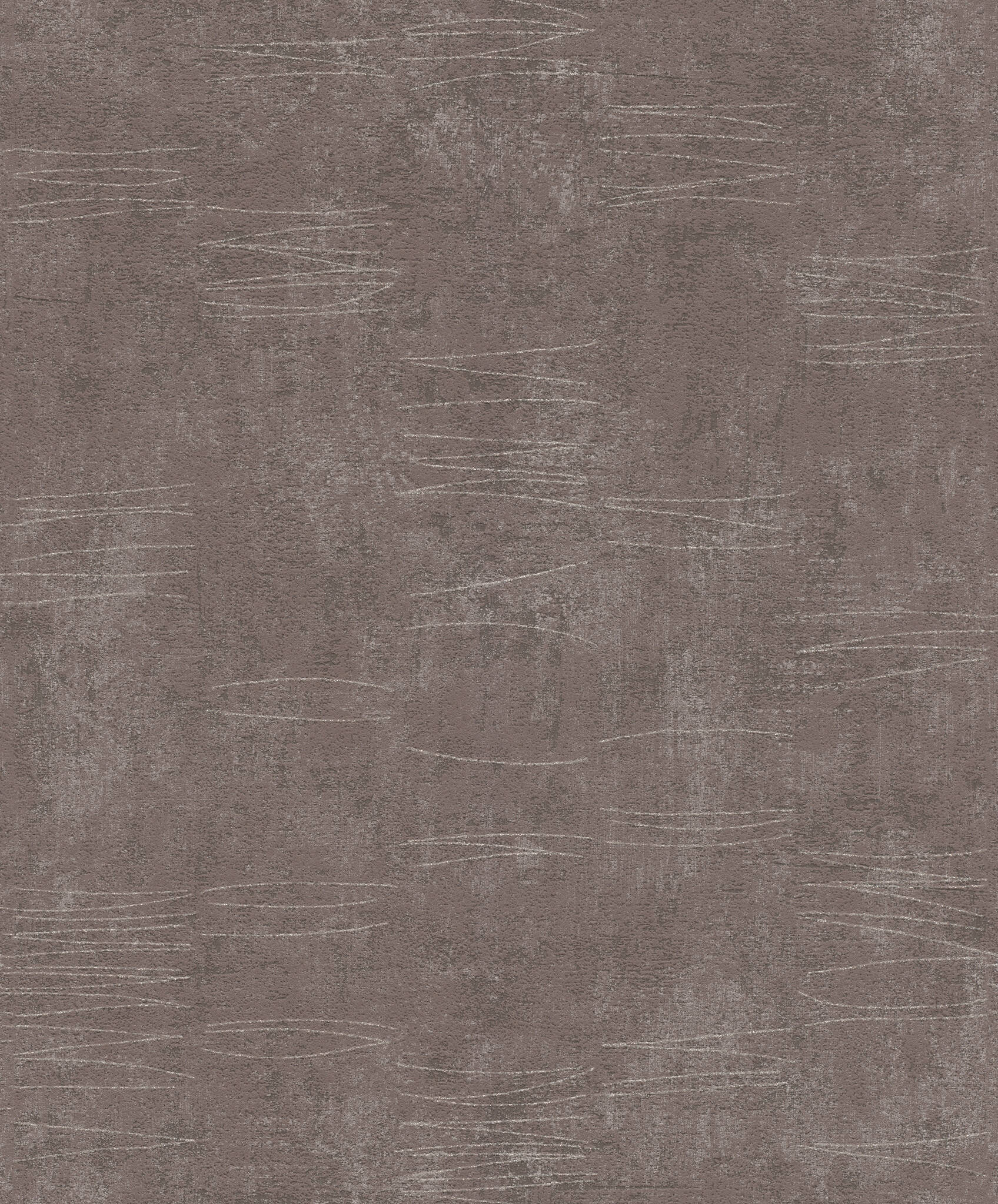 Vliestapete in Braun mit feinen Linien in Silber, Andy Wand 649970