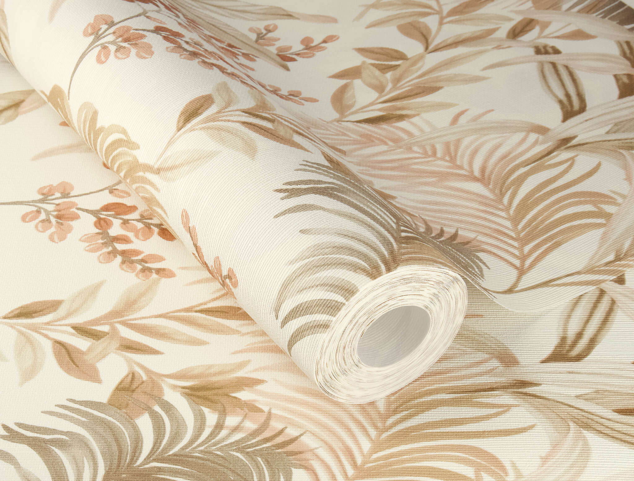 10-820324 Detailaufnahmen 1 Palmen Vliestapete in Beige Florentine XL2 820324