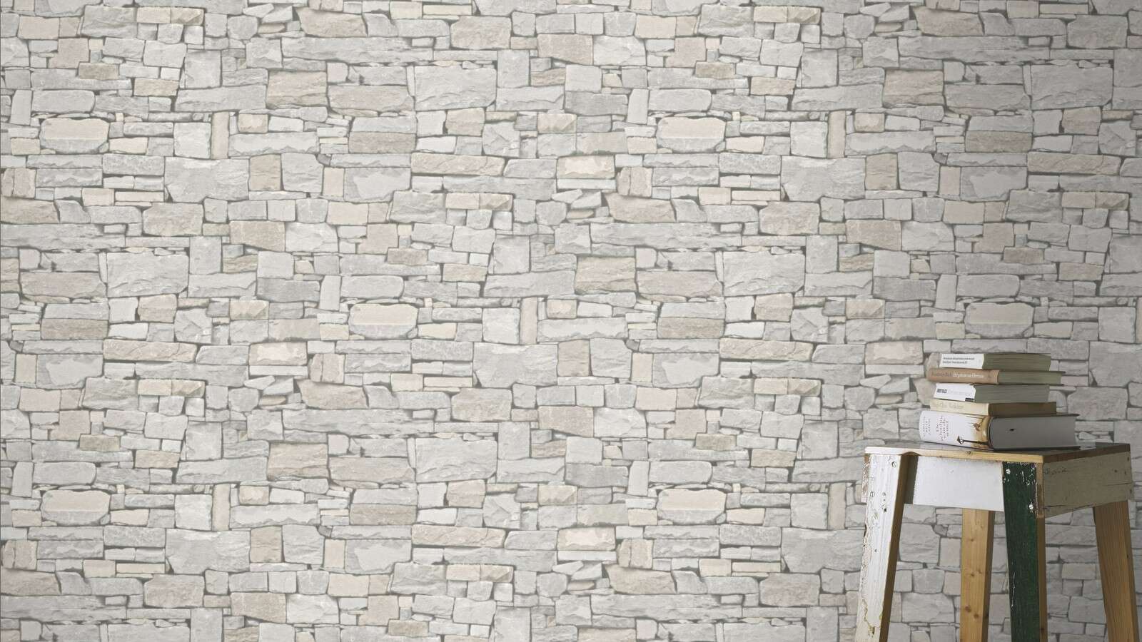 10-859126 Raumsituationen 1 Non-woven wallpaper in beige Selection vinyl/non-woven 859126