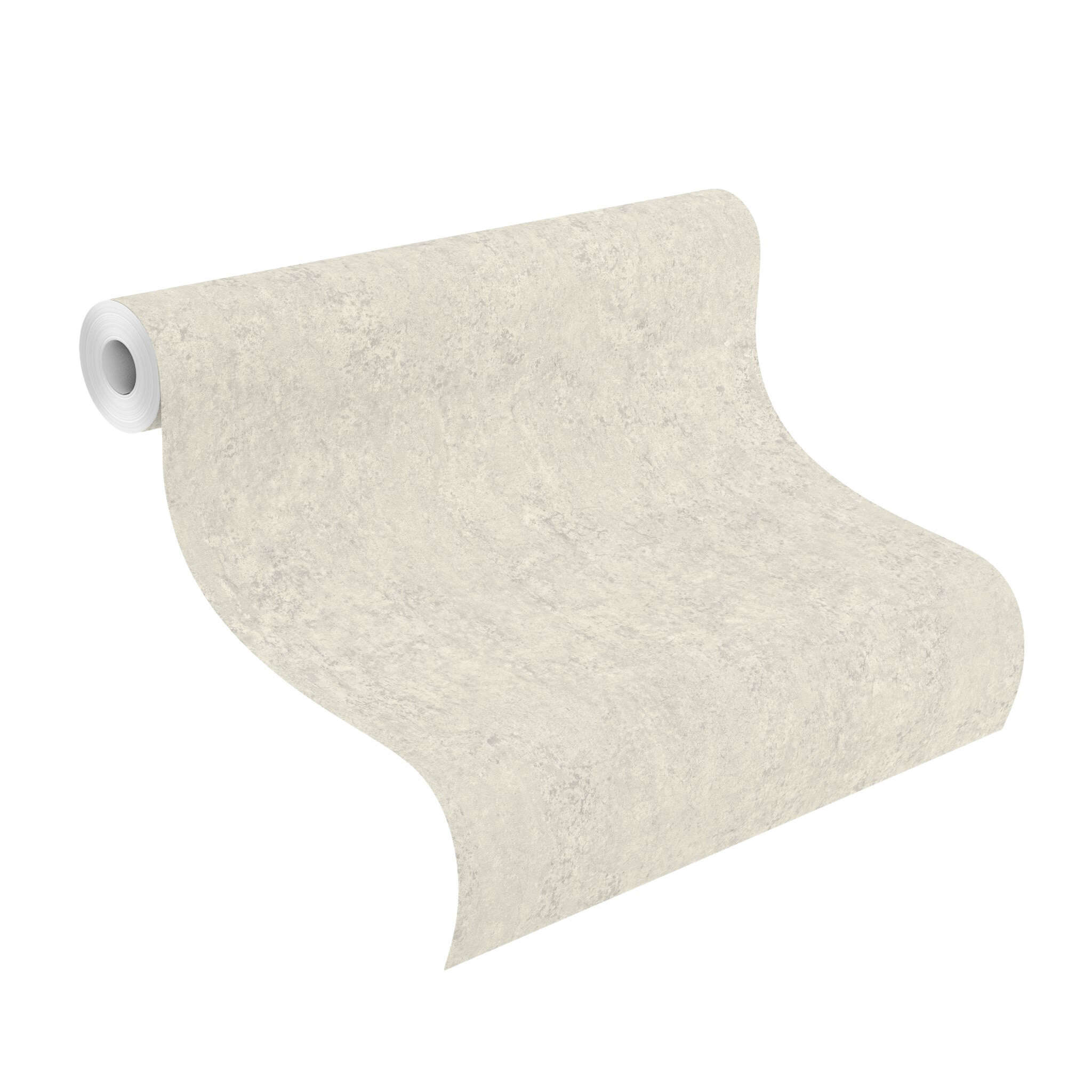 10-498424 Rolle abgerollt 1 Concrete-effect wallpaper in beige-grey Factory VI 498424