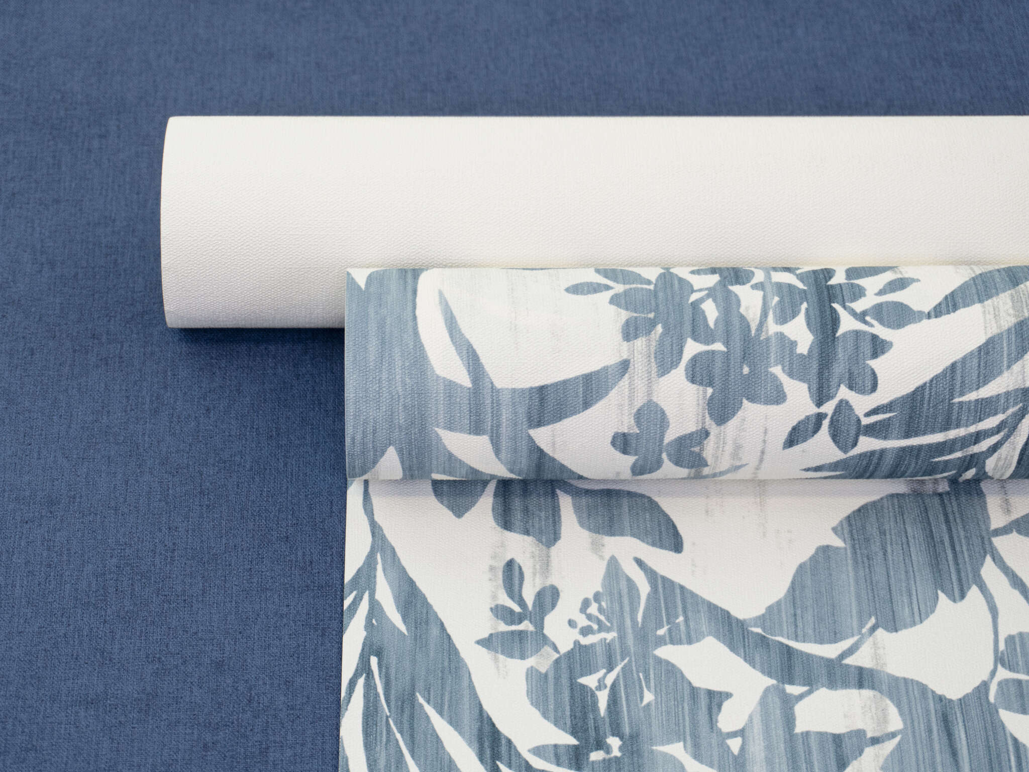 10-408126 Detailaufnahmen 1 Detailed image of Light cream non-woven wallpaper with a fine, even textile texture