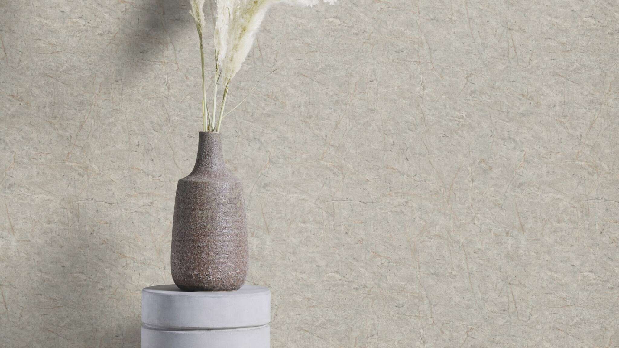 10-600988 Raumsituationen 1 Room with Wallpaper with a natural marble look