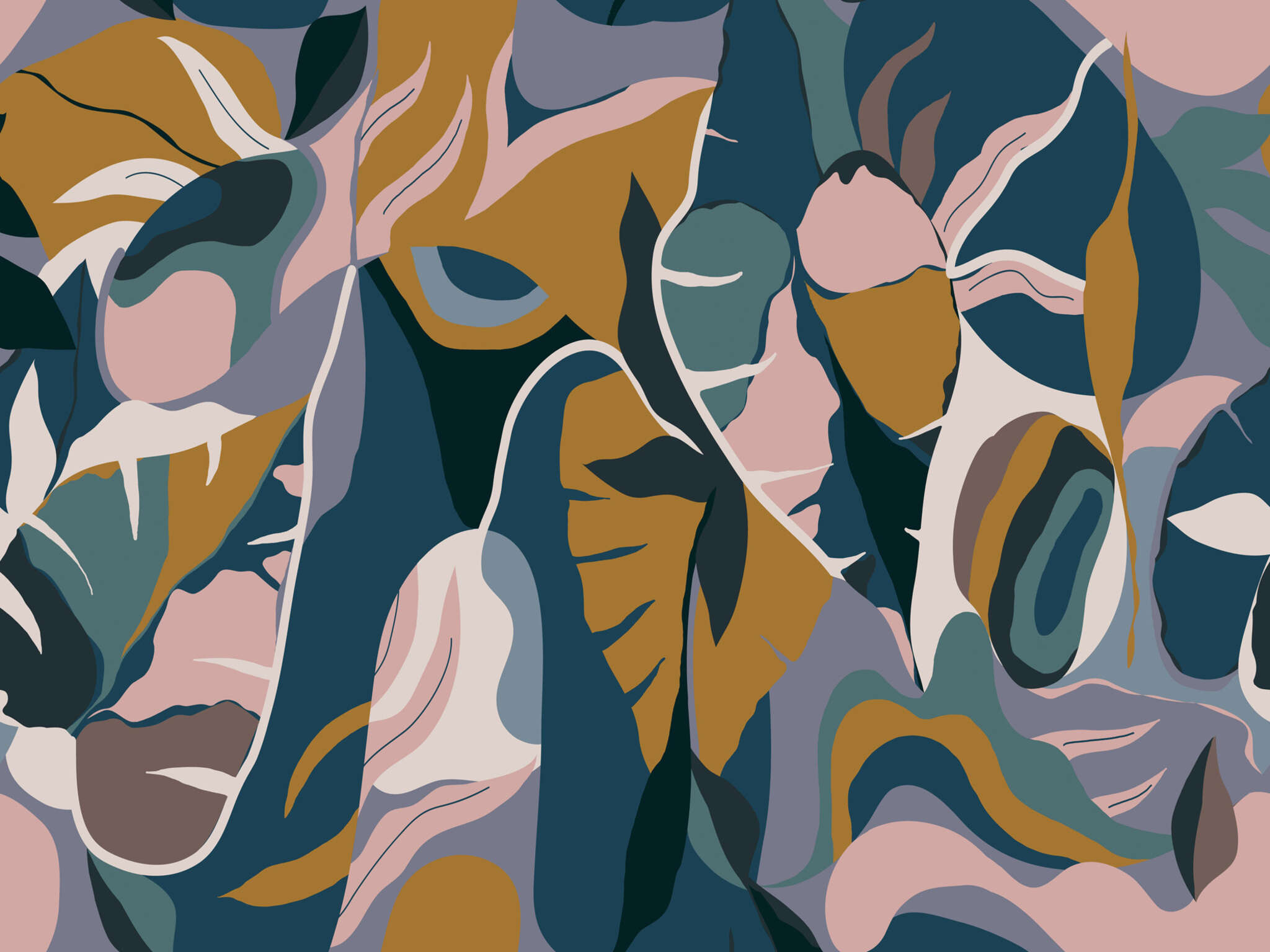 10-688177 Artikelscan 1 Tropical House wall mural 688177