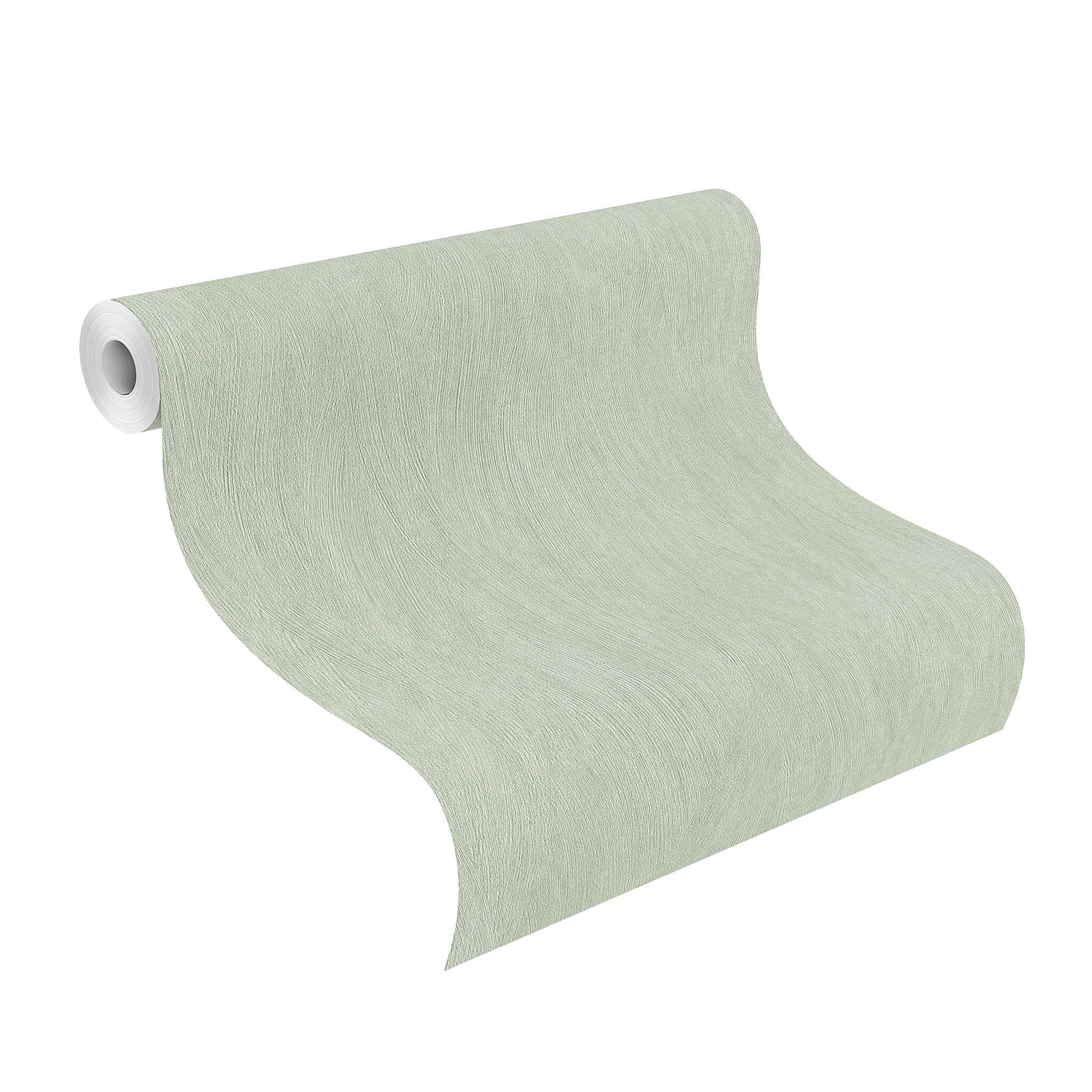 10-540840 Rolle abgerollt 1 Unrolled wallpaper roll with Single-colour plain with brush strokes