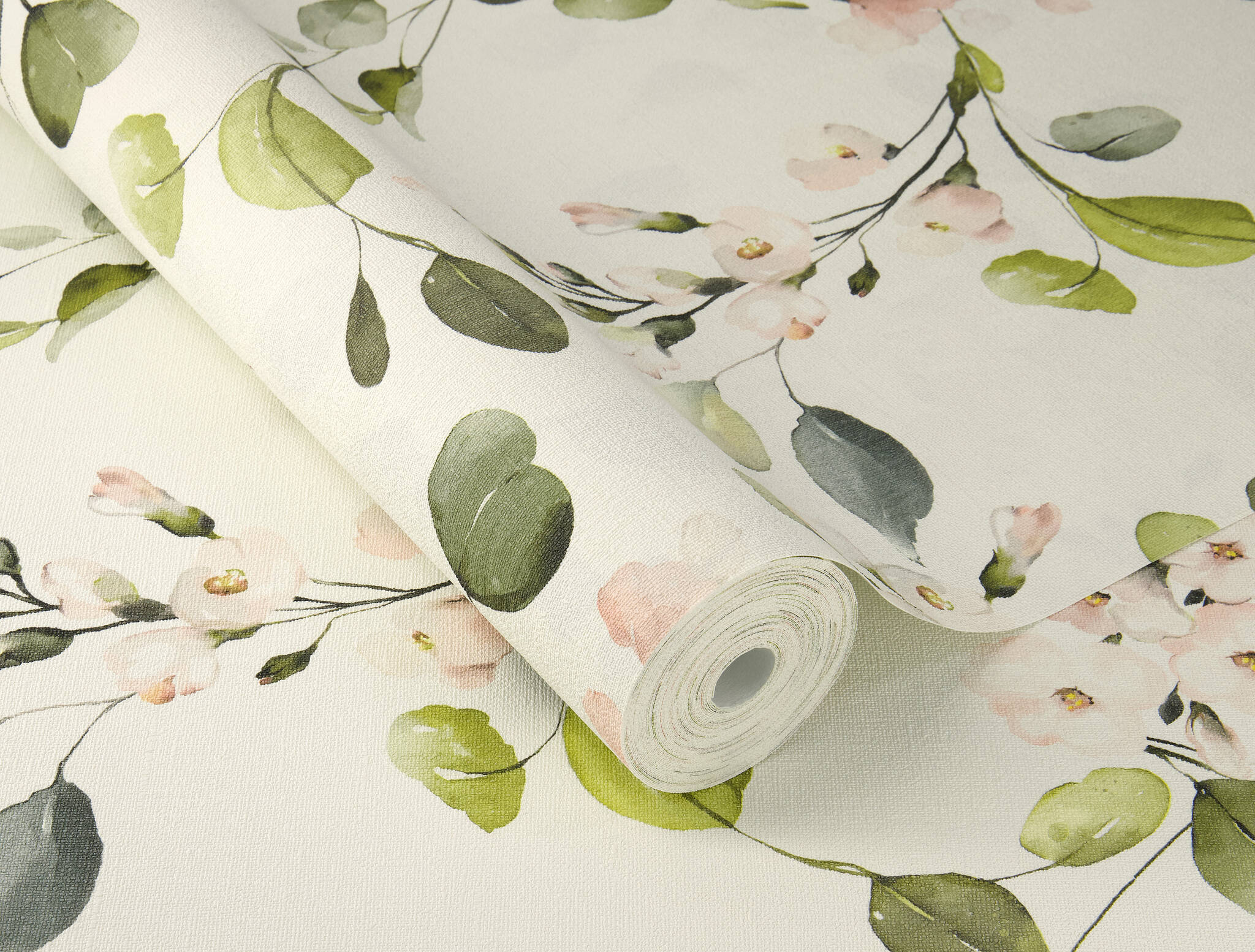 10-582215 Detailaufnahmen 1 Non-woven blossom wallpaper in pink Selection vinyl/non-woven 582215