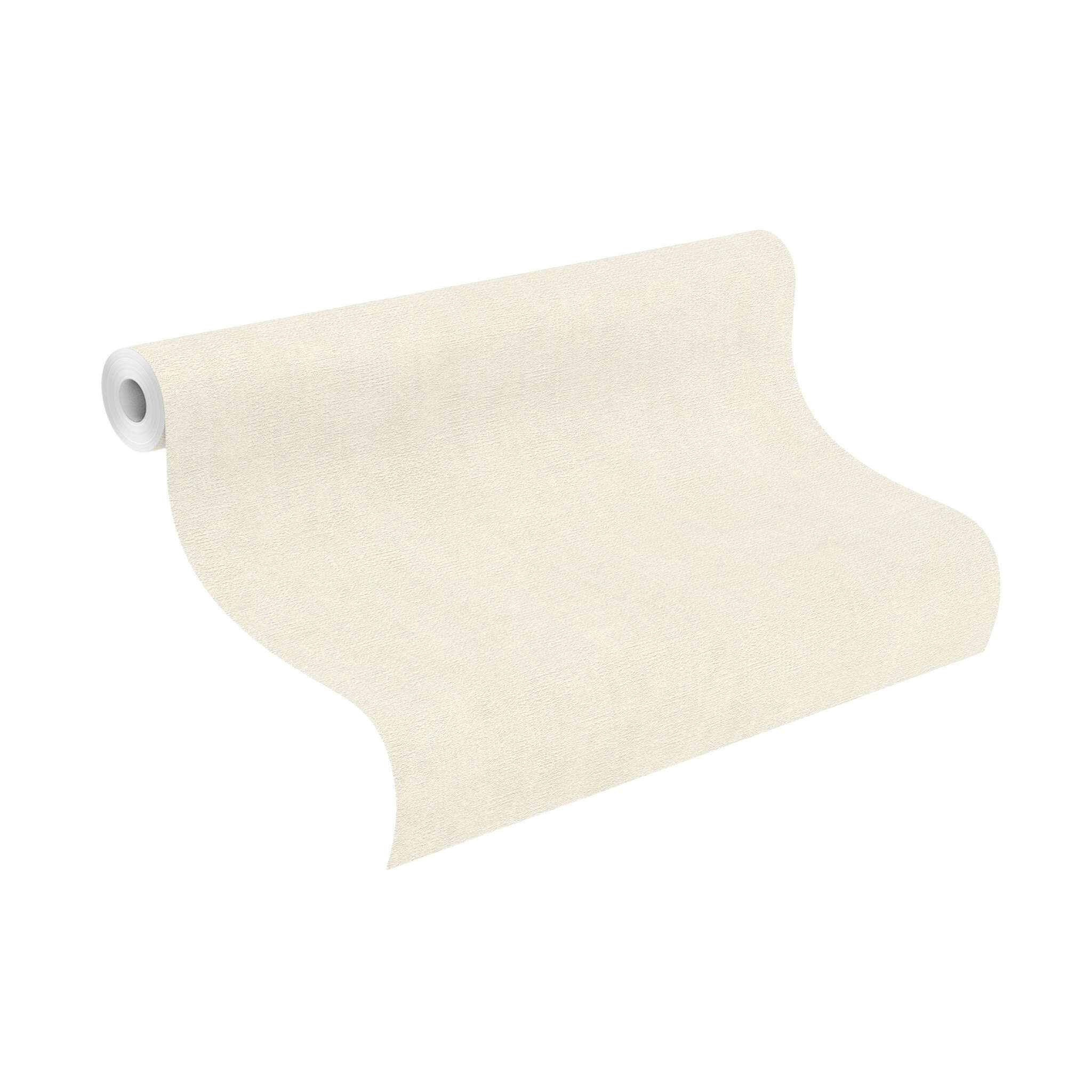 10-816150 Rolle abgerollt 1 Leinenstruktur Vliestapete in Weiß #followusaround 816150