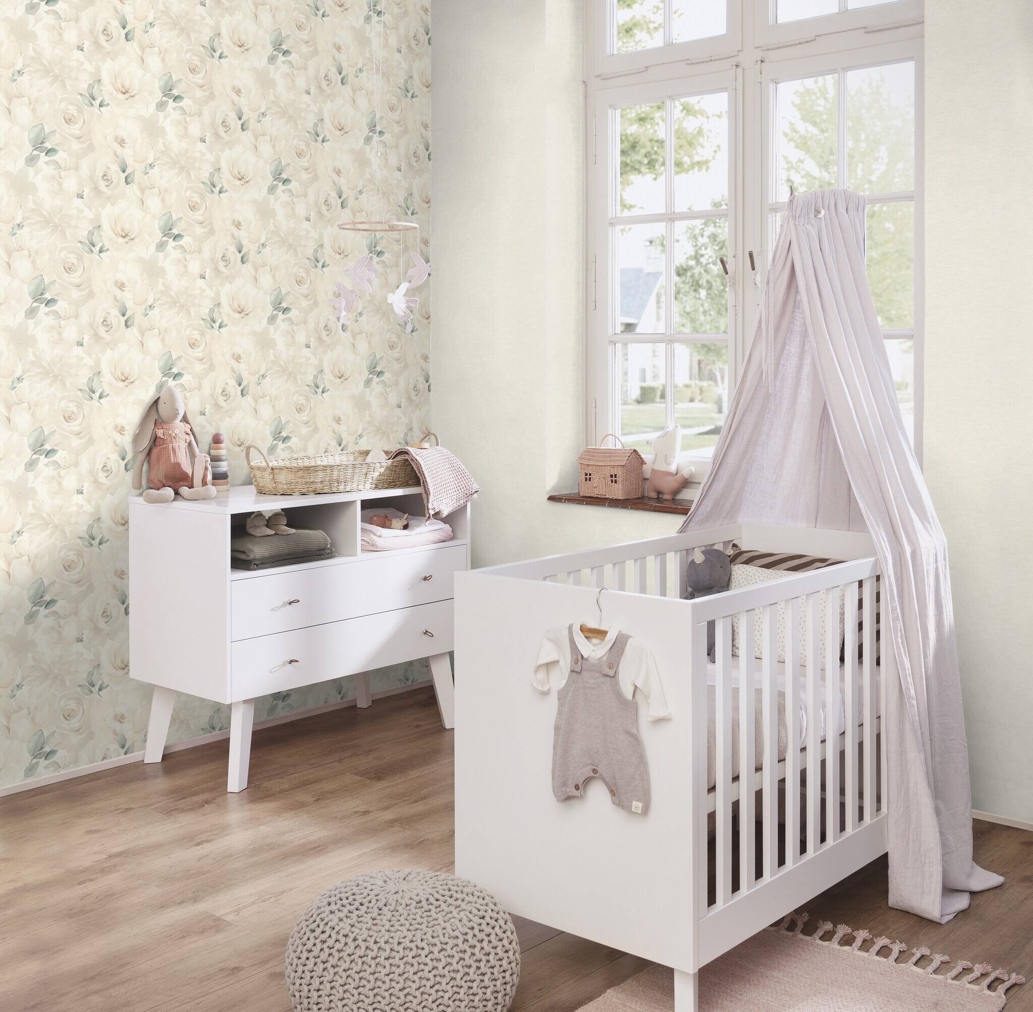 10-582321 Raumsituationen 4 Non-woven wallpaper in beige Selection vinyl/non-woven 582321