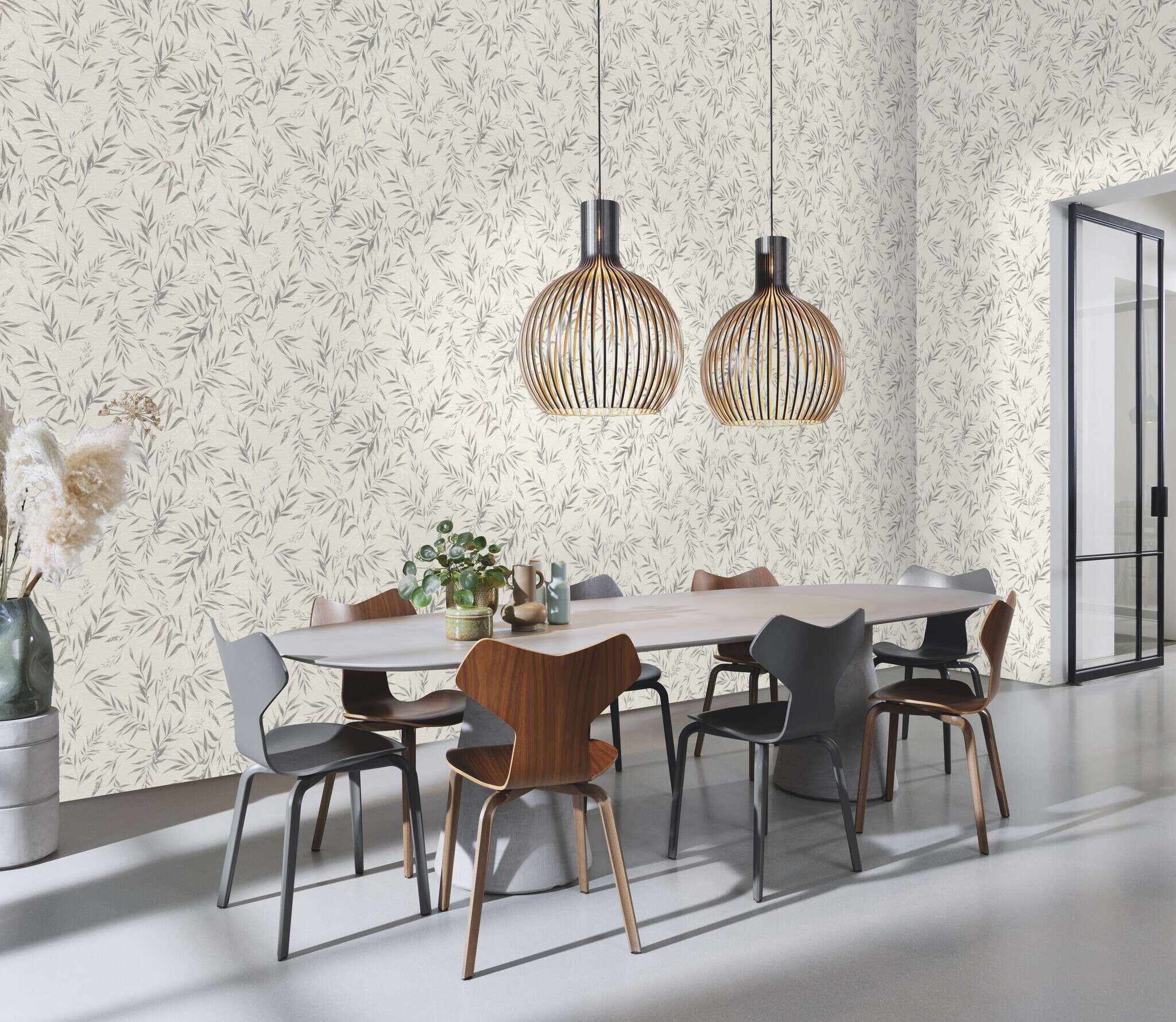 10-320701 Raumsituationen 3 Non-woven wallpaper in gray Selection Relief/non-woven 320701