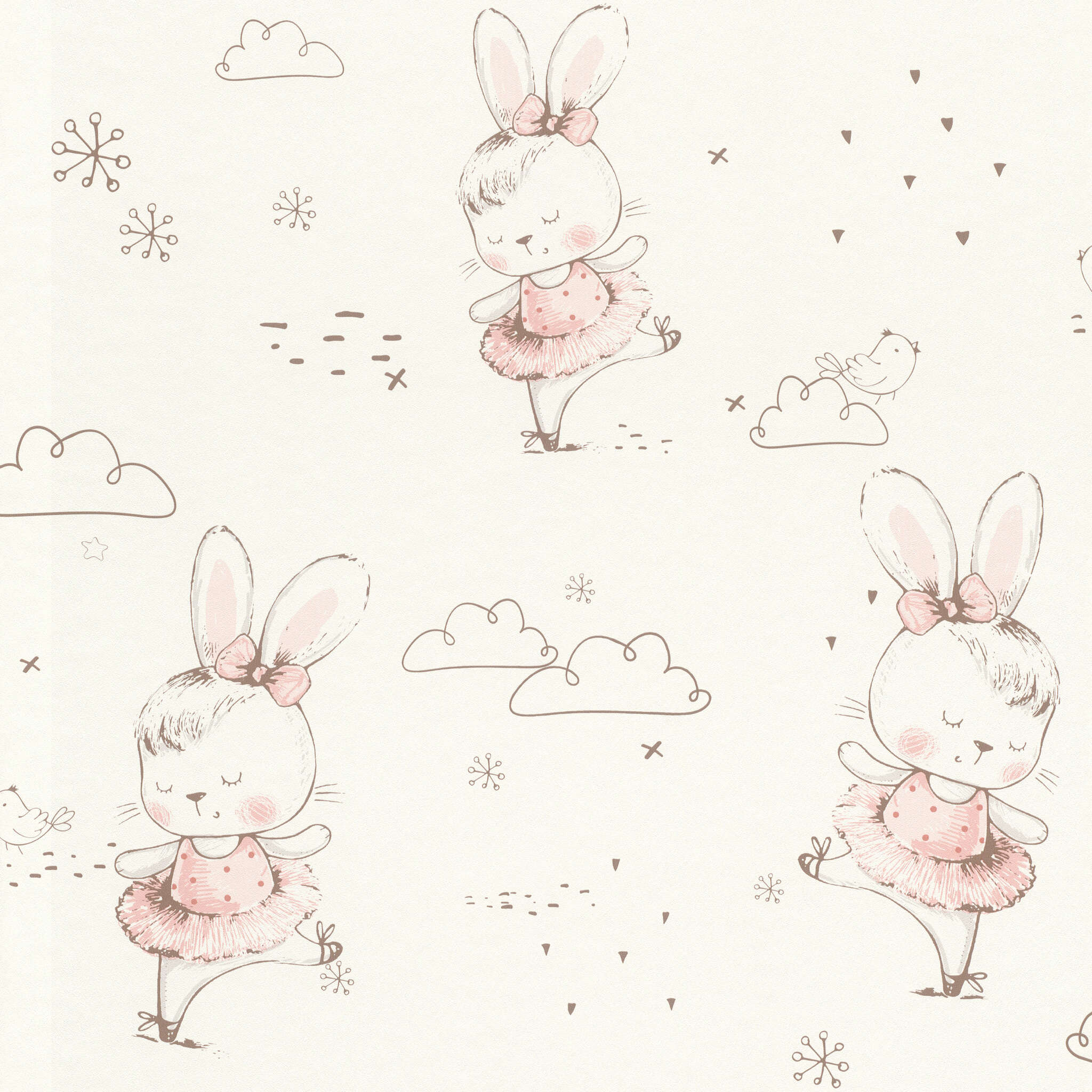 10-301656 Artikelscan 1 Non-woven wallpaper in pink Kids World II 301656