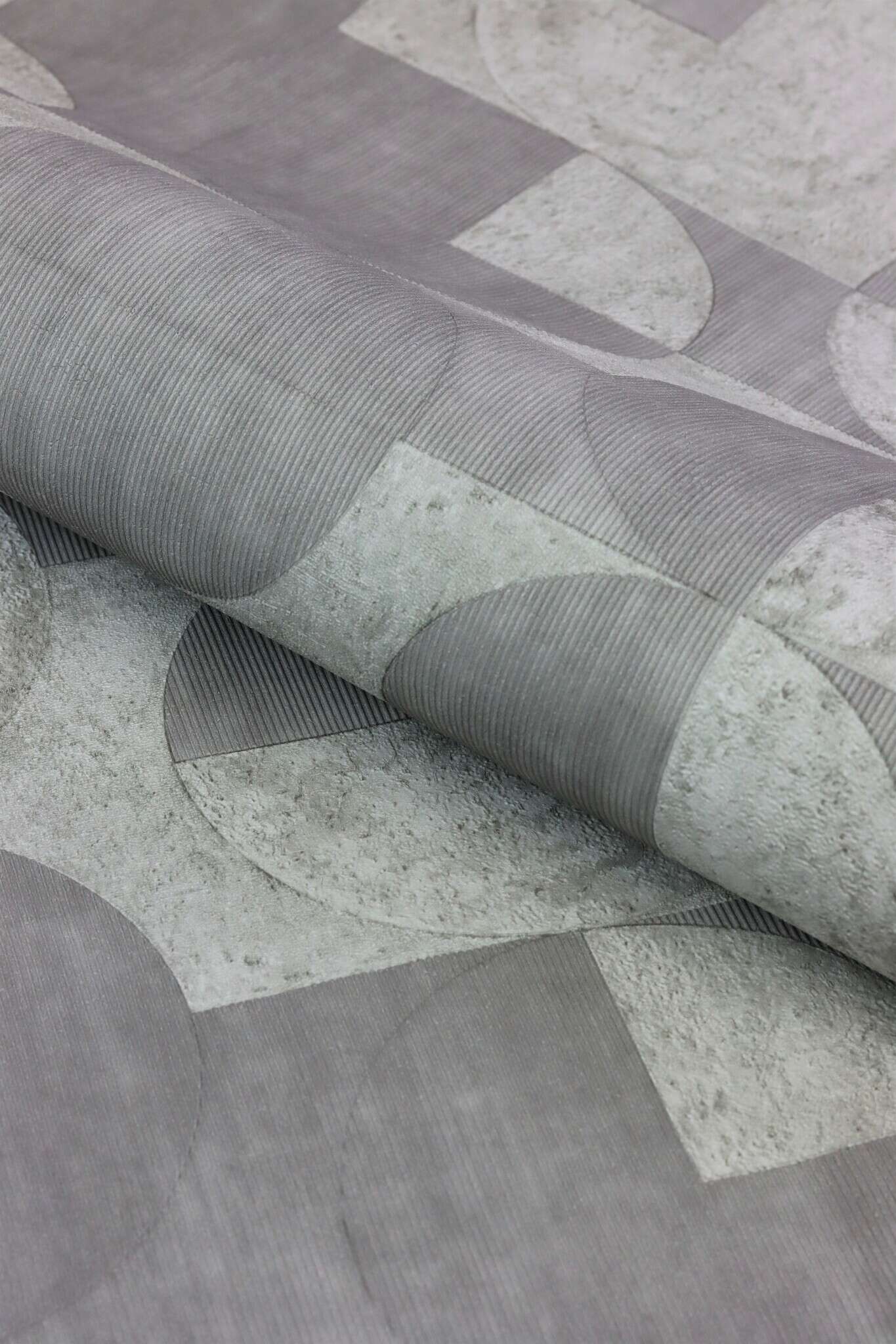10-521351 Detailaufnahmen 9 Detailbild von Tapete mit geometrischen Kreisen