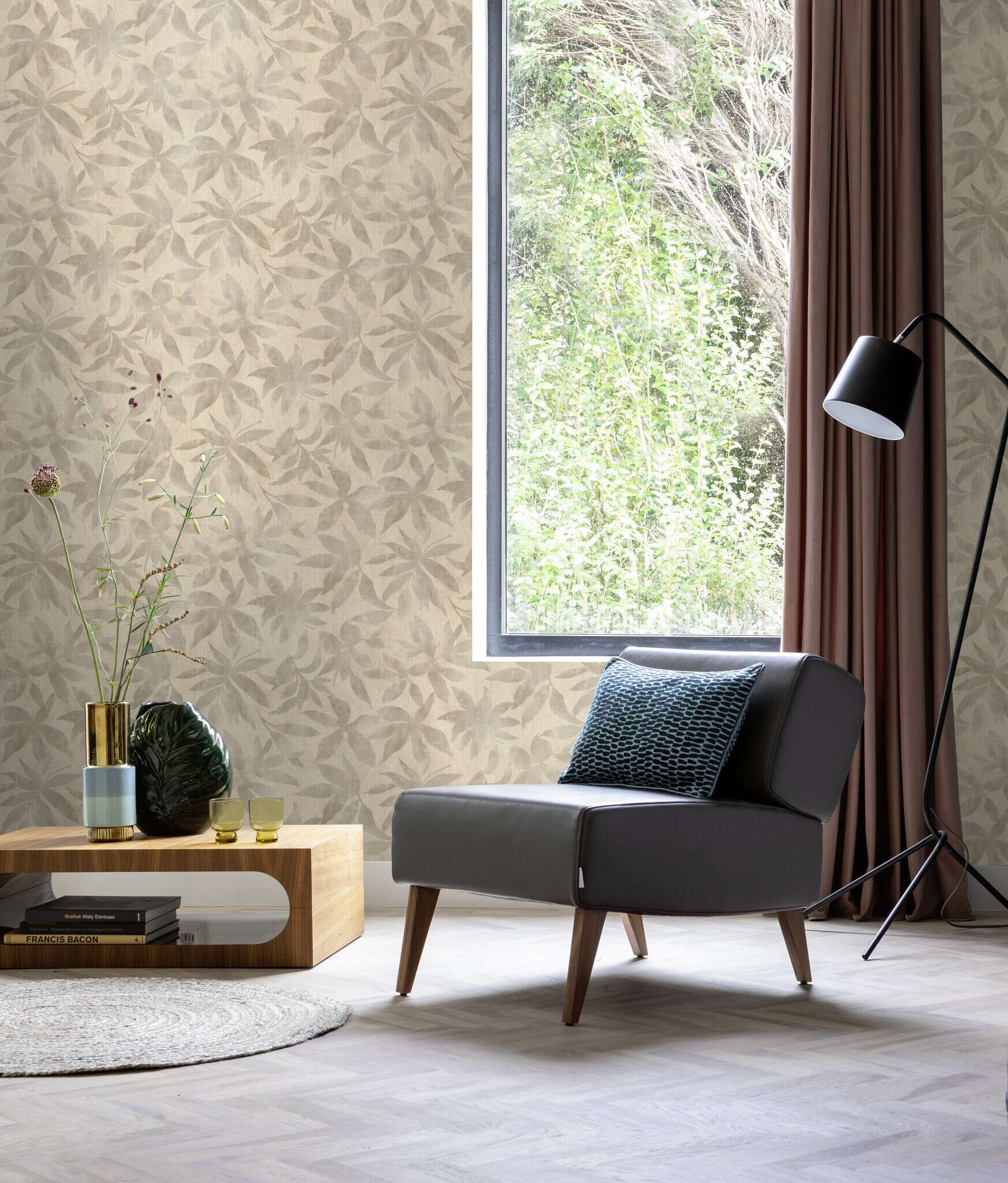 10-941043 Raumsituationen 2 Papier peint intissé beige-turquoise Golden Hour 941043