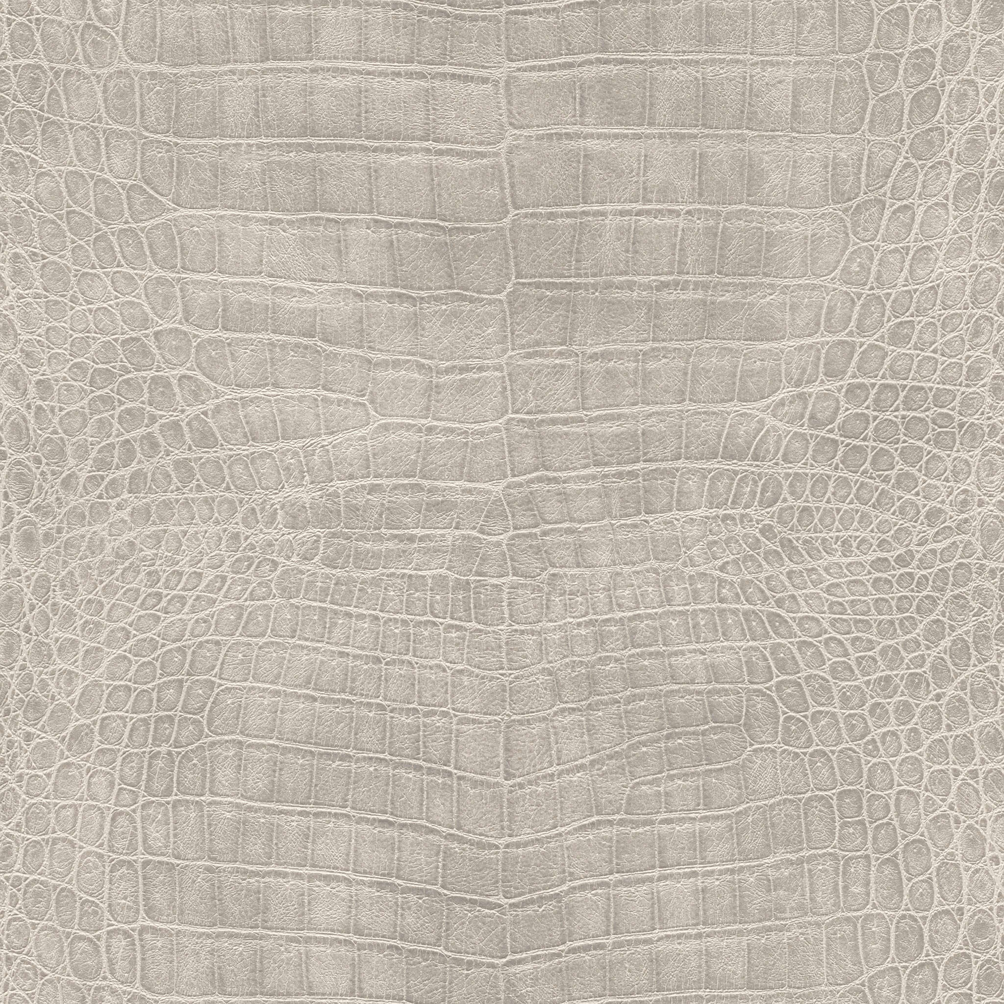 10-751338 Artikelscan 1 Papier peint aspect cuir de crocodile et brillance métallique