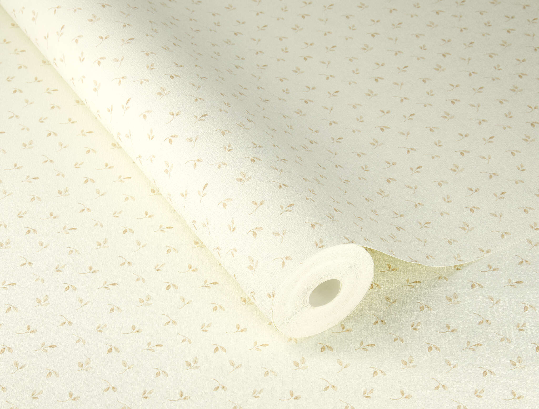 10-817553 Detailaufnahmen 1 Blümchen Vliestapete in Beige #followusaround 817553
