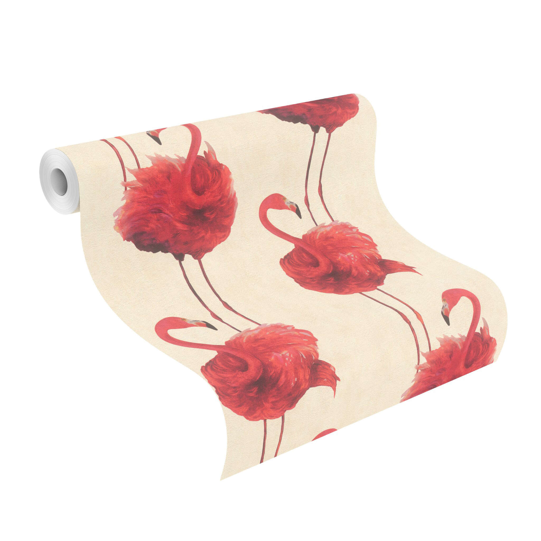 10-370805 Rolle abgerollt 1 Papier peint adhésif Flamazing 370805 - Grands flamants roses