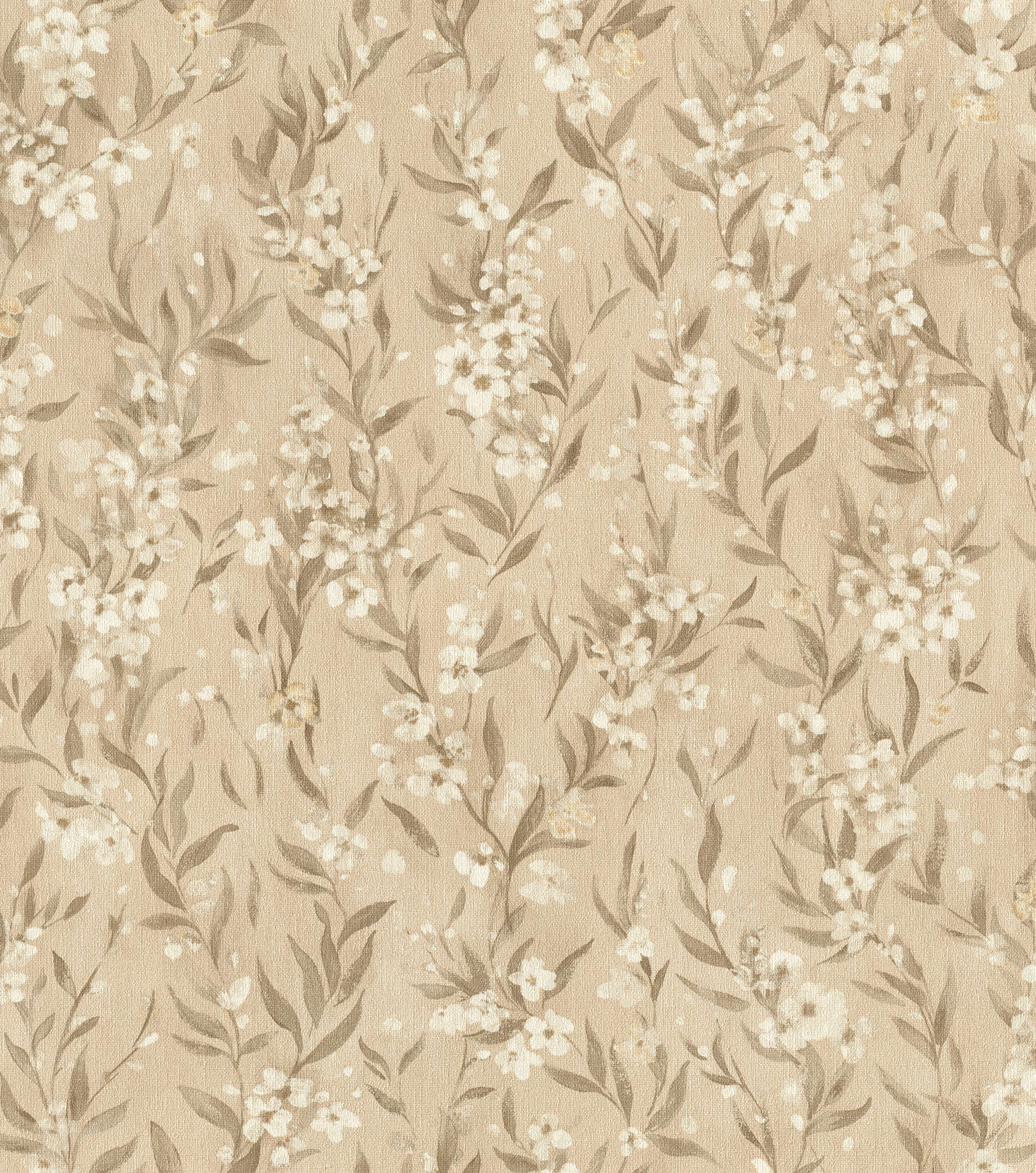 10-435252 Artikelscan 1 Papier peint Fleurs de cerisier en beige - Noble Zen Sakura 435252