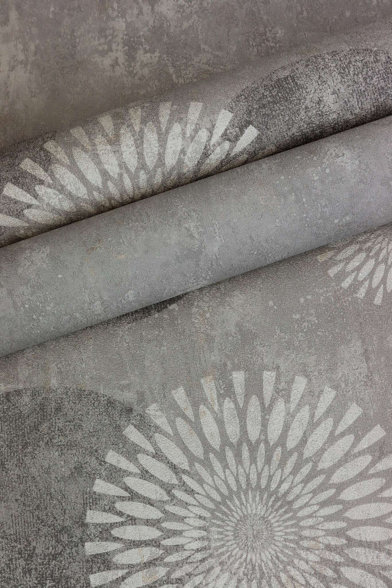 10-609059 Detailaufnahmen 4 Detailed image of Single-colour wallpaper with concrete look