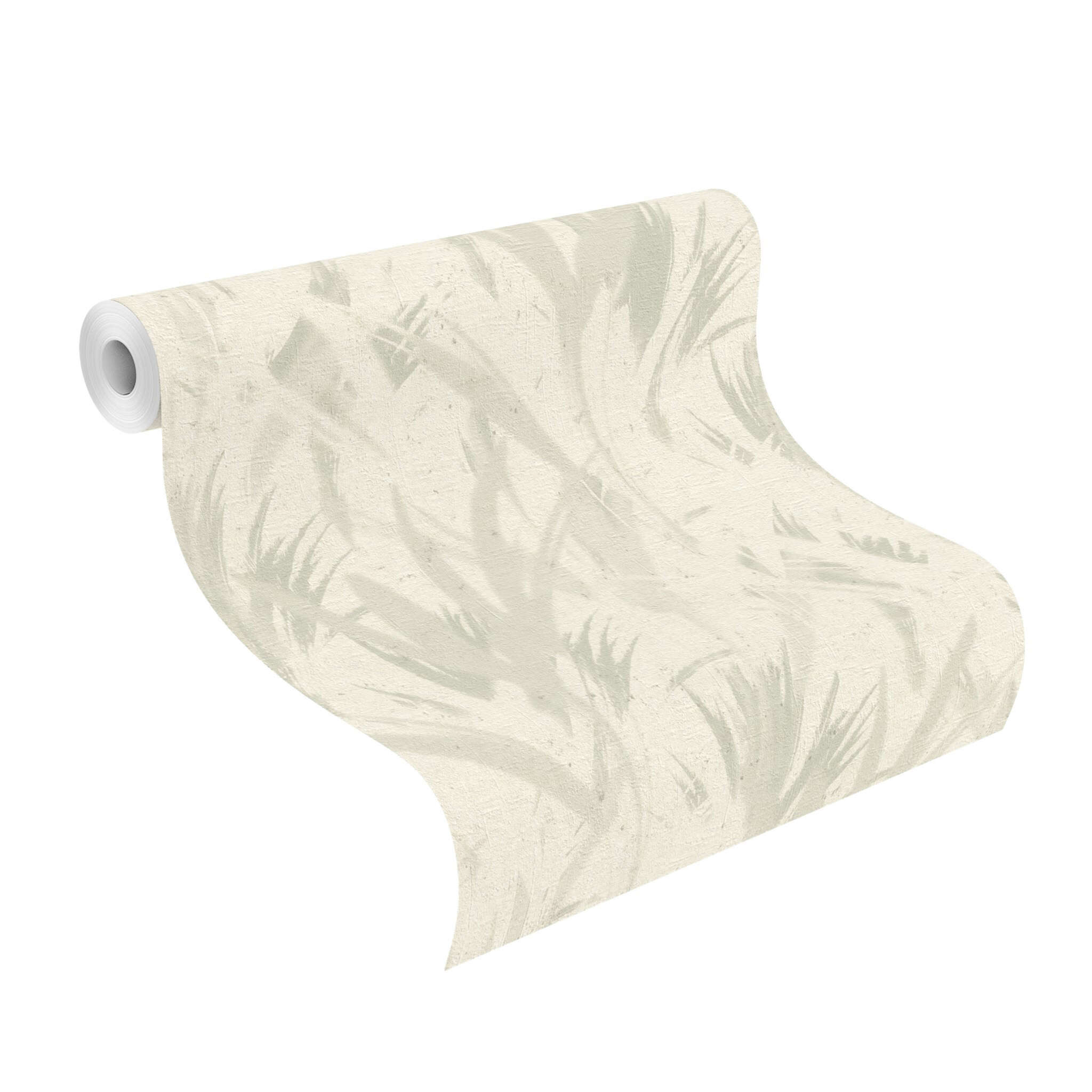 10-520729 Rolle abgerollt 1 Schilf Vliestapete in Weiß-Offwhite Selection 520729