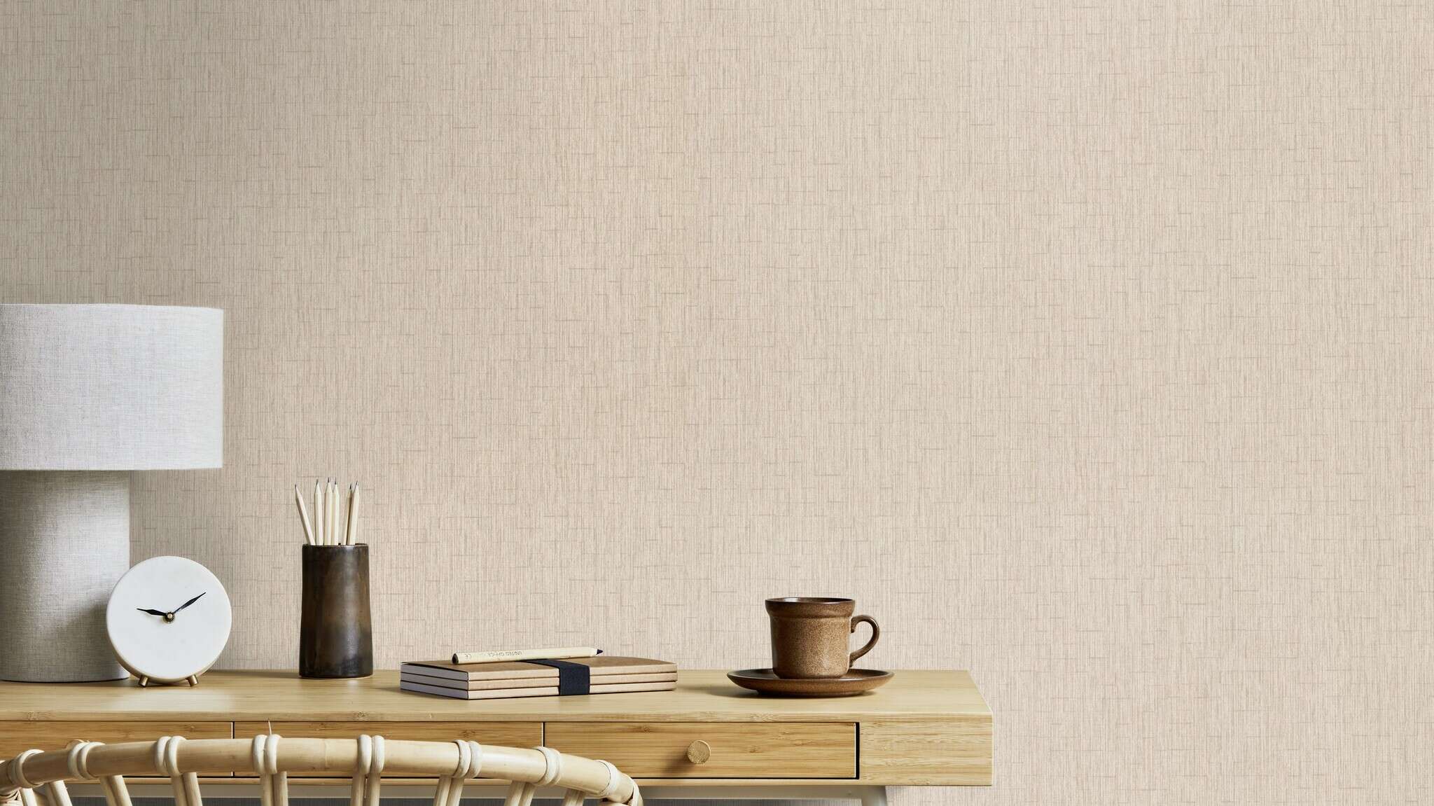 10-941555 Raumsituationen 1 Papier peint intissé beige-turquoise Golden Hour 941555