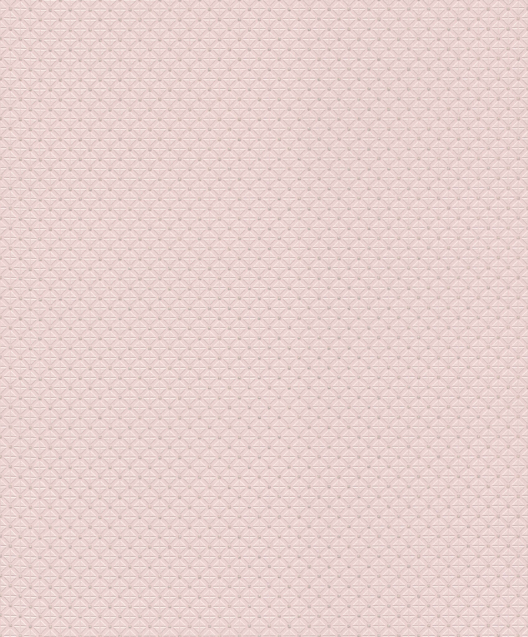 10-506778 Artikelscan 1 Karos Vliestapete in Rosa-Zartrosa Selection 506778
