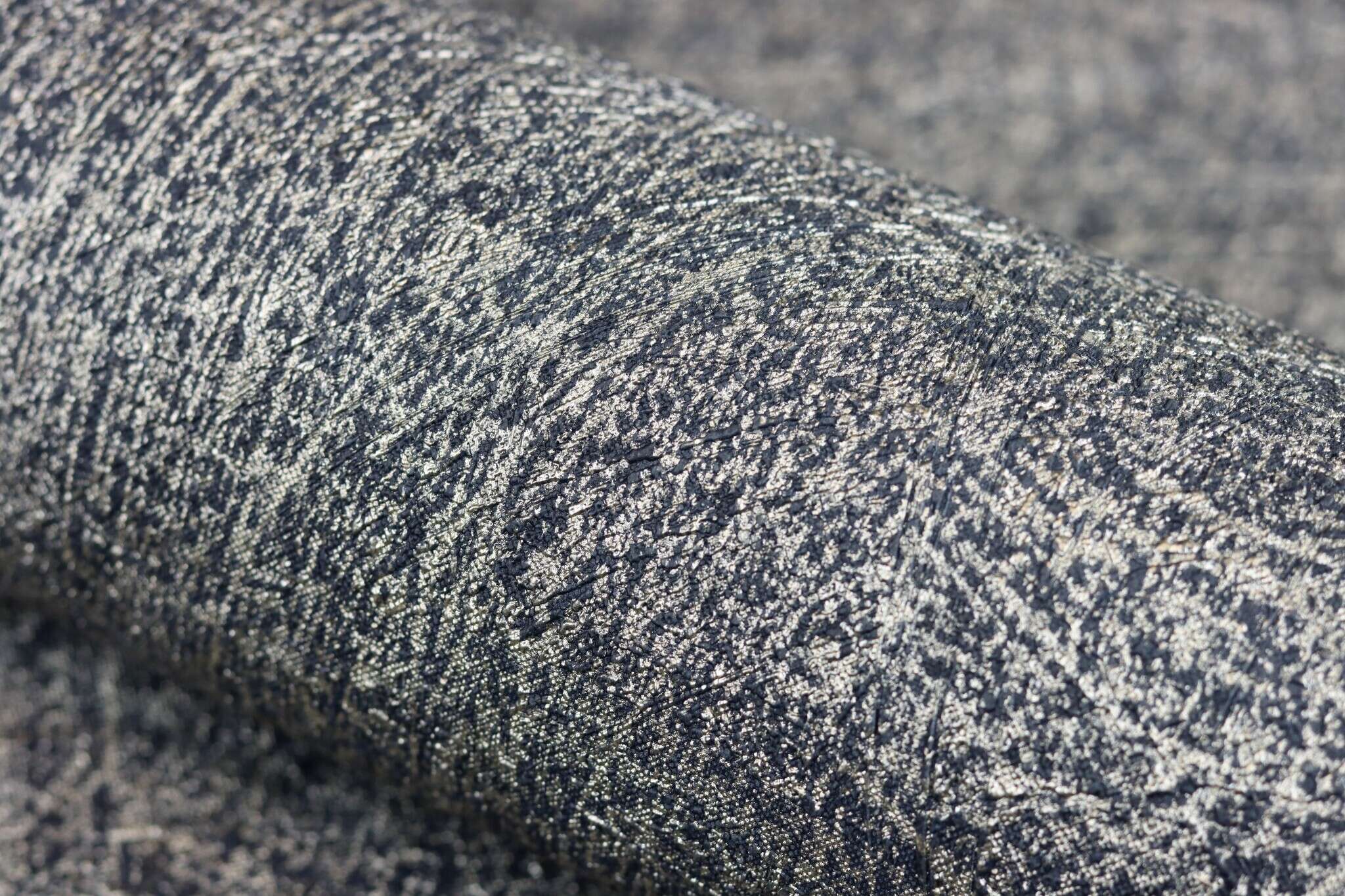 10-947458 Detailaufnahmen 1 Plaster texture non-woven wallpaper in blue-night blue Selection double wide 947458
