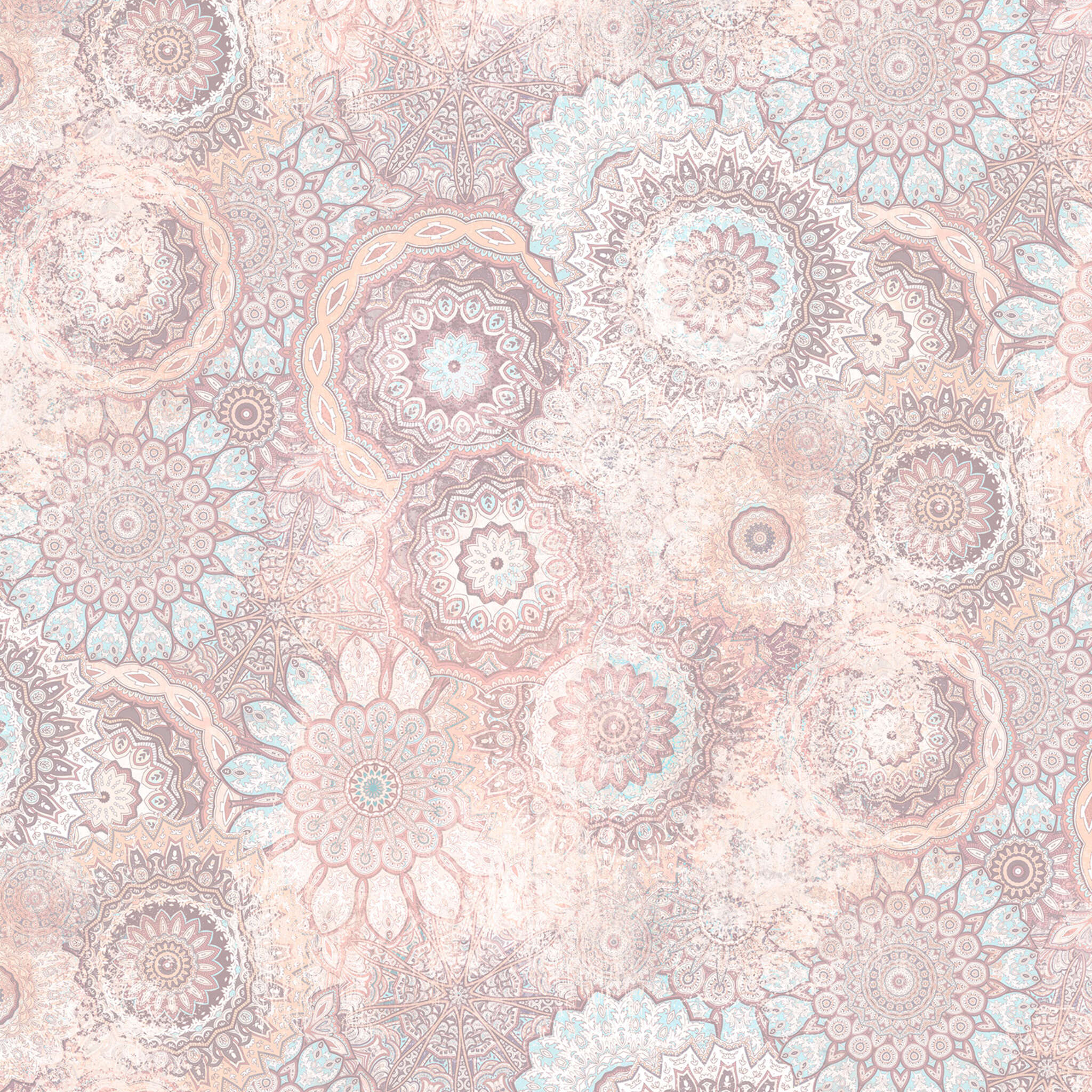magicwalls Mandala photo wallpaper in pink 362978